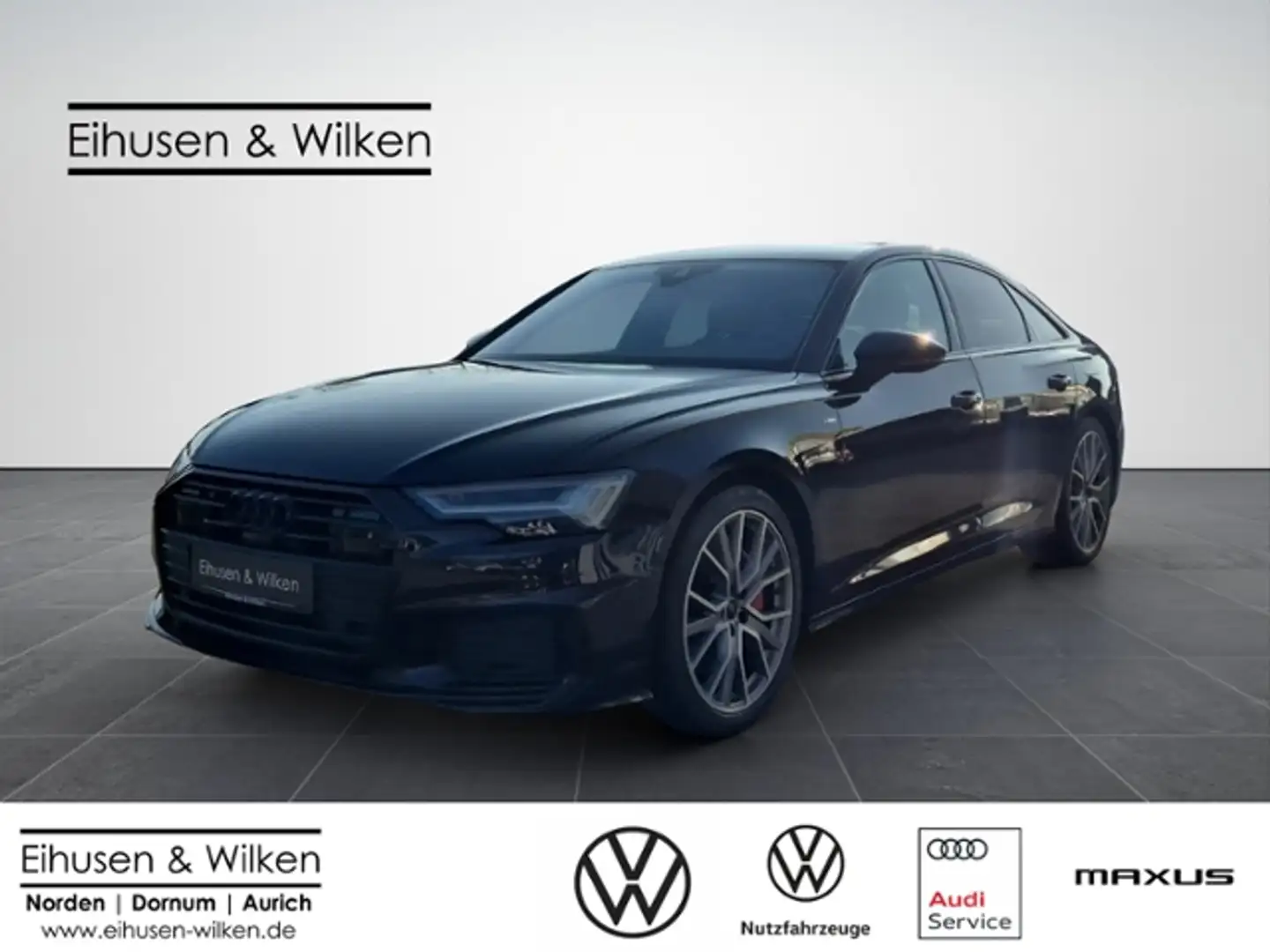 Audi A6 Limousine 55+TFSI e+ADVANCED+LEDER*B&O+AHK+ Negro - 1
