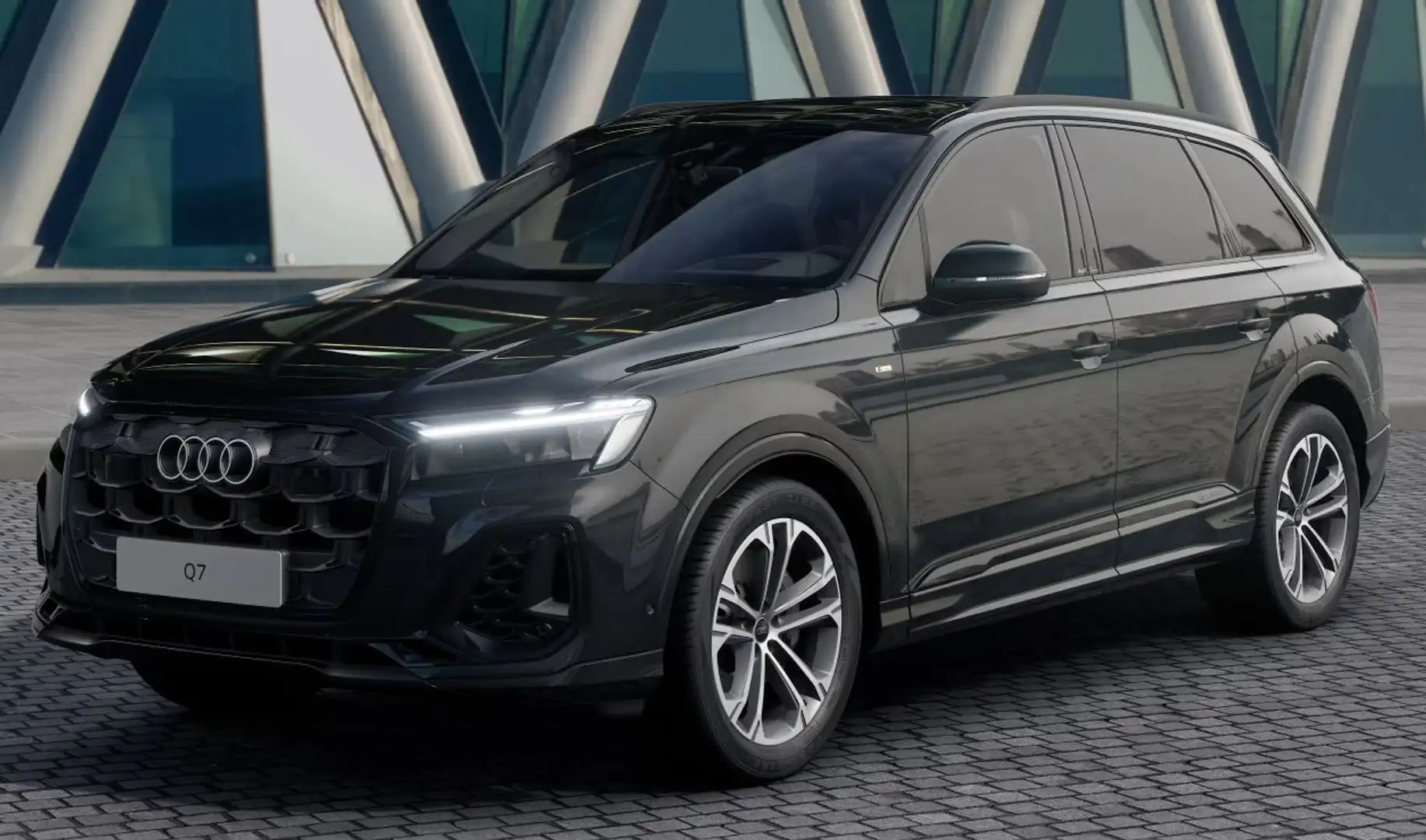 Audi Q7 55TFSI qu S LINE BLACK HUD PANO AHK 7-SITZER Schwarz - 1