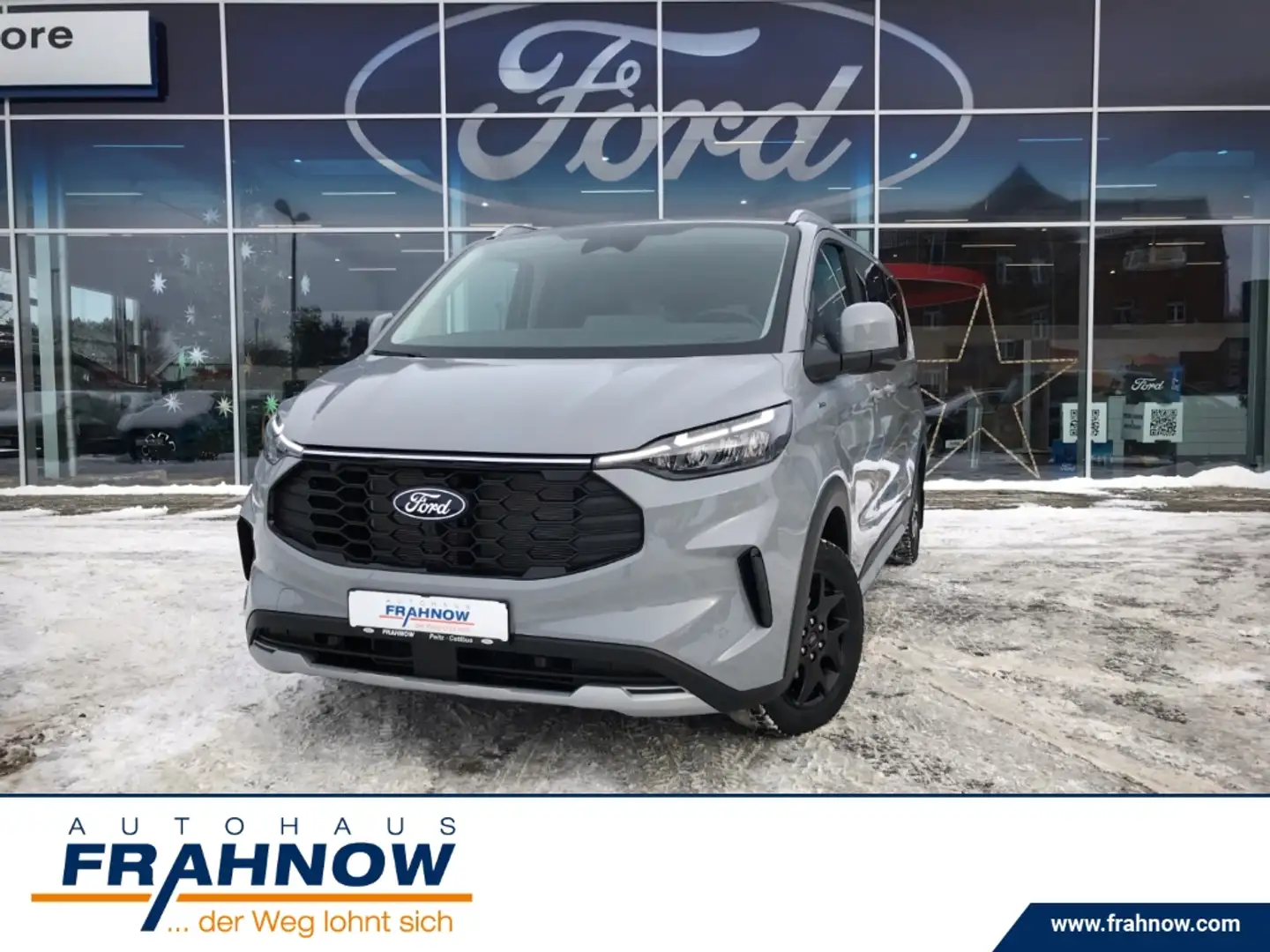 Ford Tourneo Custom 2.0 EcoBlue FWD Active 320L2 LED ACC AHK NAVI Grau - 1