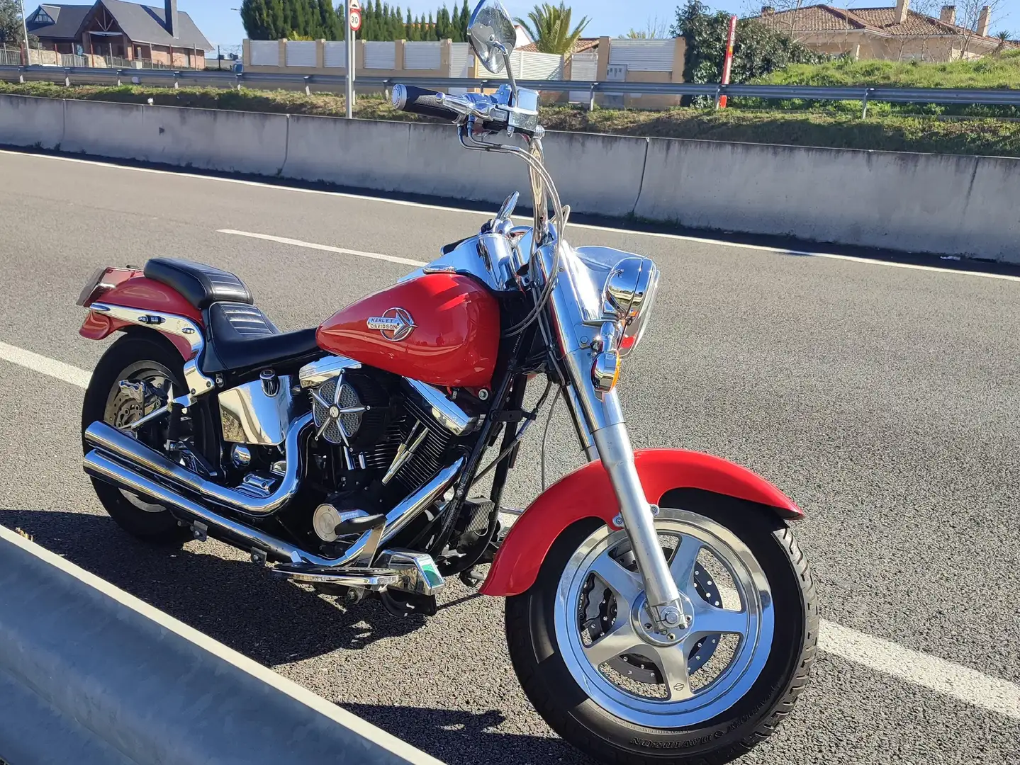 Harley-Davidson Fat Boy Softail Fat Boy evo. Rojo - 1