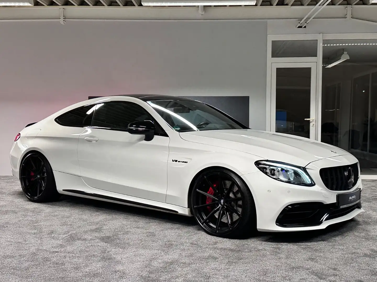 Mercedes-Benz C 63 AMG C 63 S AMG Night Pano Performance HeadUp Digital Blanc - 2