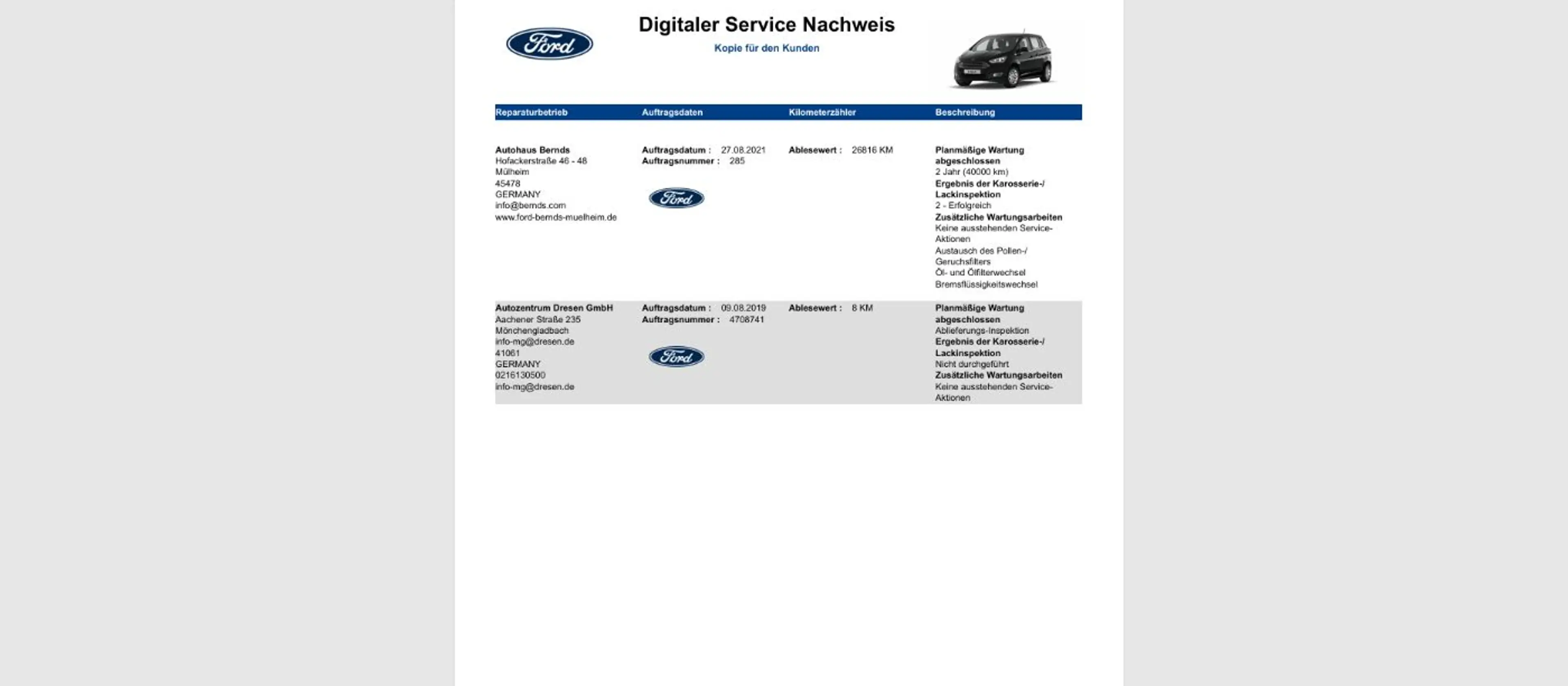 Ford Grand C-Max Titanium Navi Kamera Bi-Xenon SHZ PDC — photo 3
