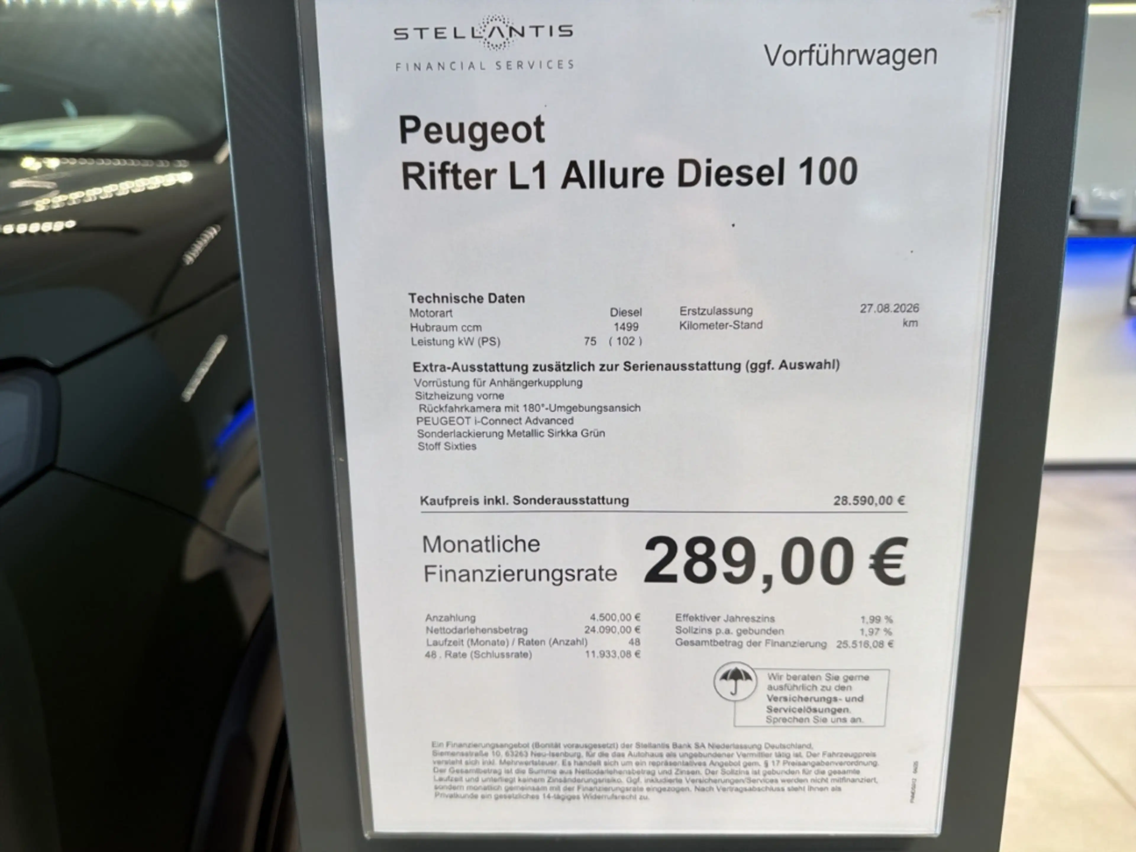 Peugeot Rifter Allure L1 WinterP*Techno-P.*RFK*EPH*Klima*Nebel*L- — photo 11