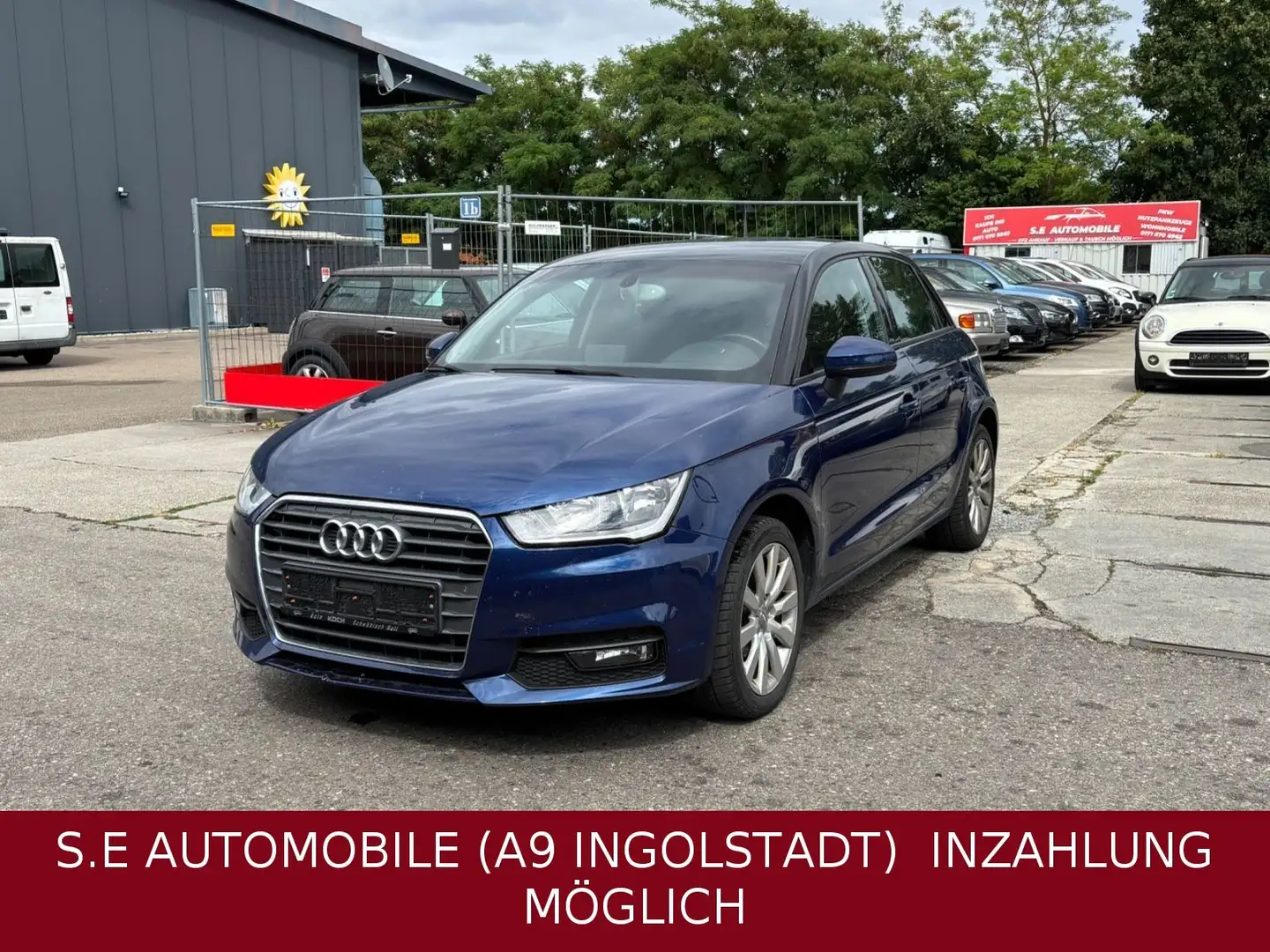Audi A1 Sportback/Scheckheftgepflegt/1-Hand/PDC/AHK Blau - 1