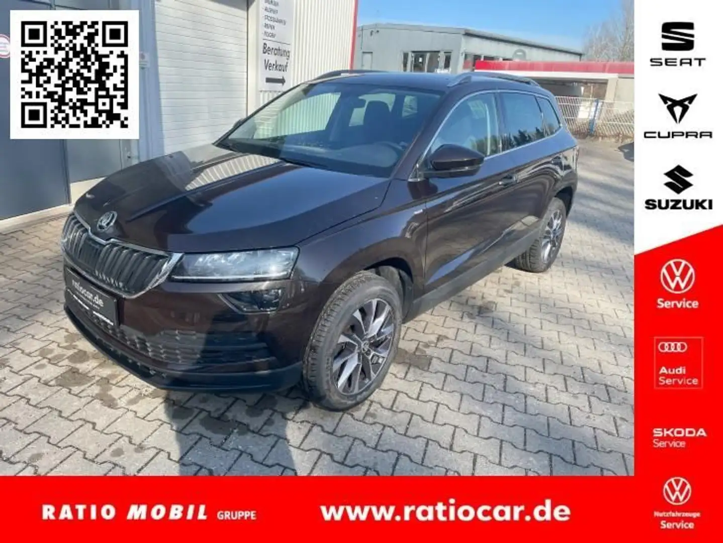 Skoda Karoq KAROQ  1.0 TSI  AMBITION SITZHEIZ. FULL-LINK EPH Braun - 1