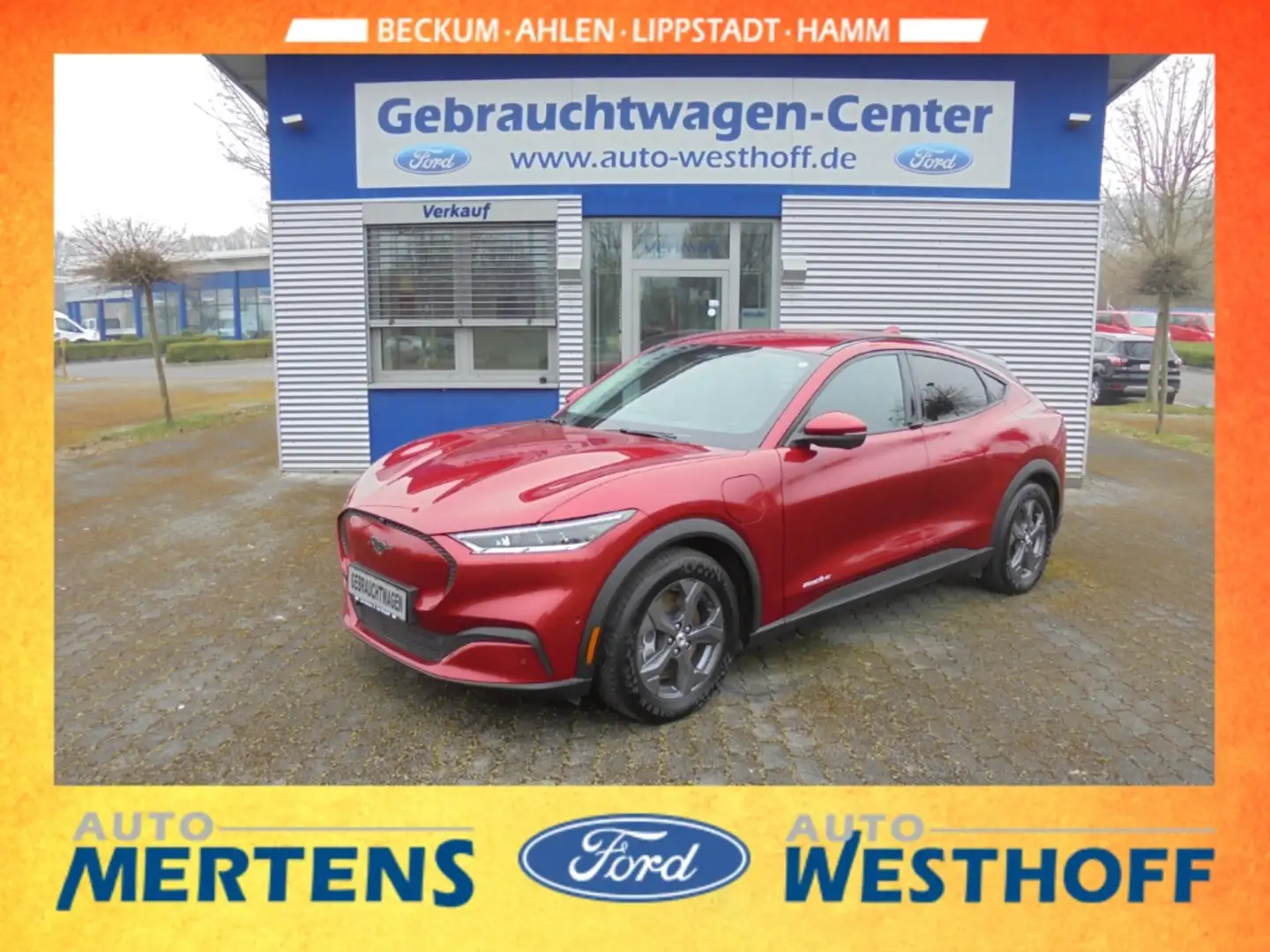 Ford Mustang Mach-E Technologie-Paket RWD 76kwh Rot - 1