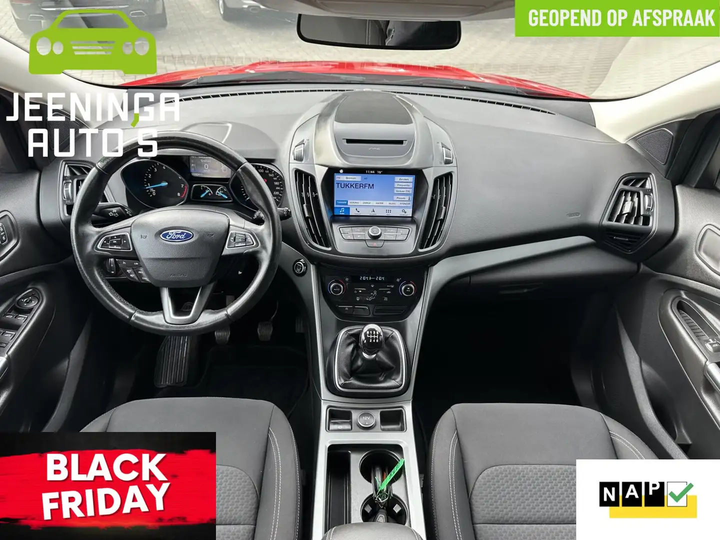 Ford Kuga 1.5 EcoBoost Trend |Trekhaak|PDC|Airco|Navi Rood - 2