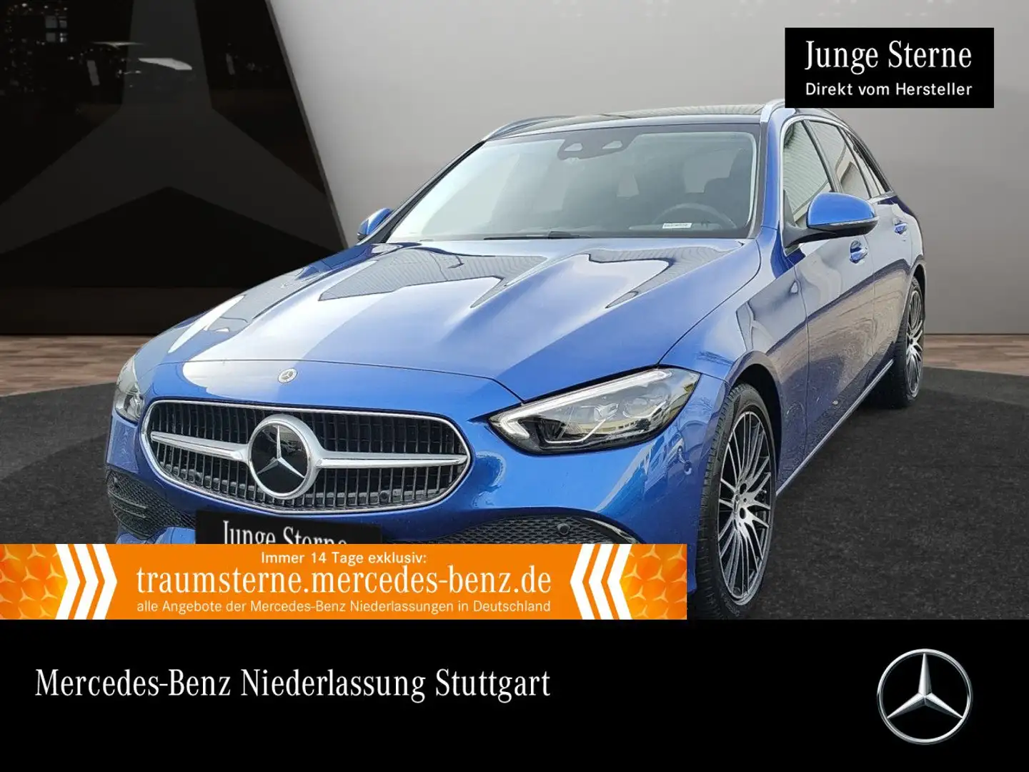 Mercedes-Benz C 220 d T AVANTG+PANO+LED+KAMERA+KEYLESS+9G Blau - 1
