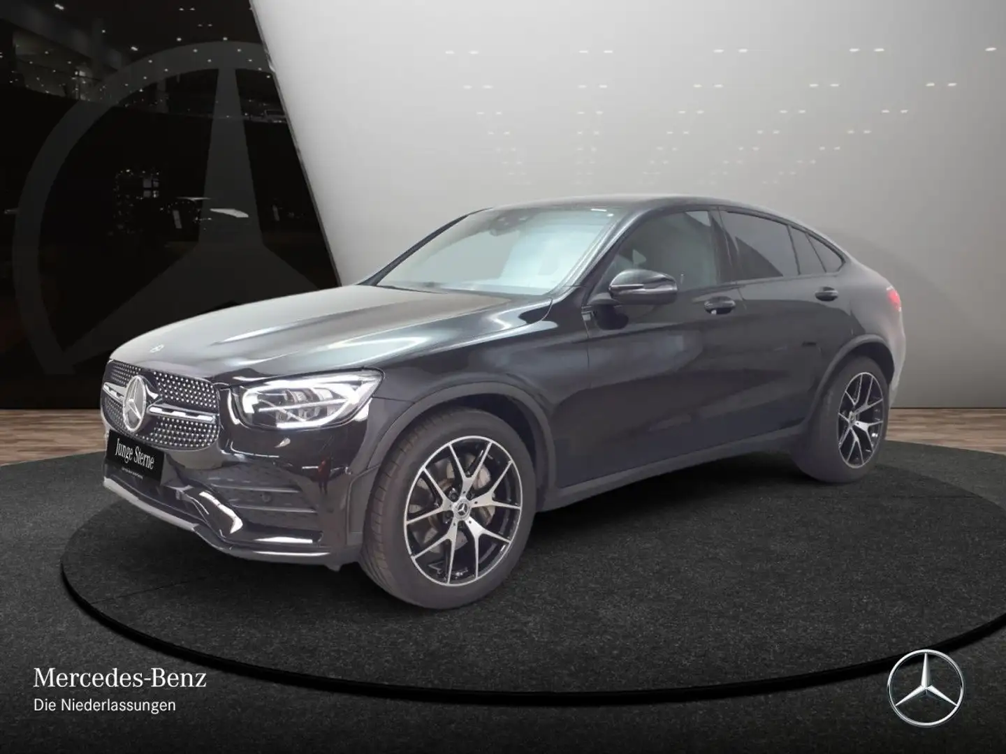 Mercedes-Benz GLC 300 Coupé 4M AMG+NIGHT+LED+KAMERA+SPUR+TOTW Noir - 2