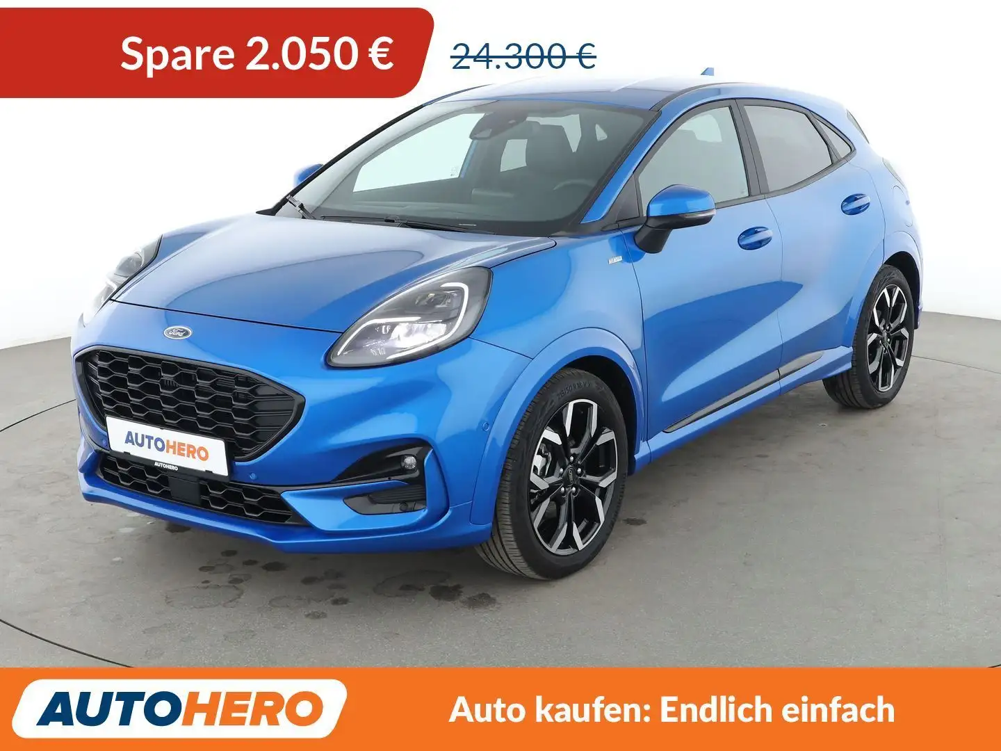 Ford Puma 1.0 EcoBoost Mild-Hybrid ST-Line X Aut.*NAVI*CAM* Blau - 1
