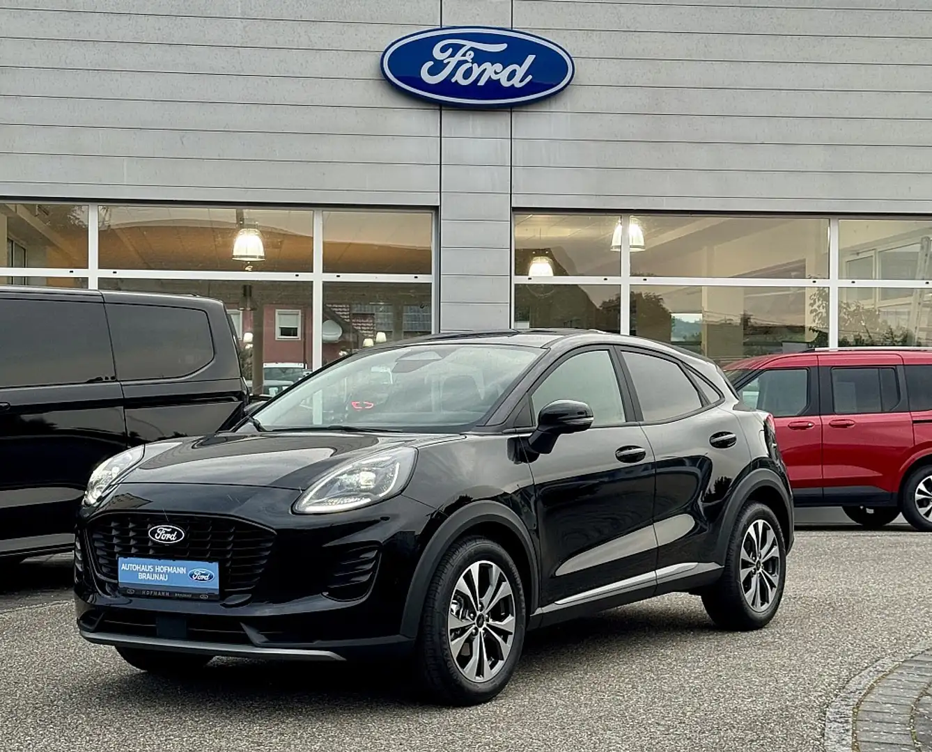 Ford Puma 1,0 EcoBoost Hybrid Titanium Schwarz - 1