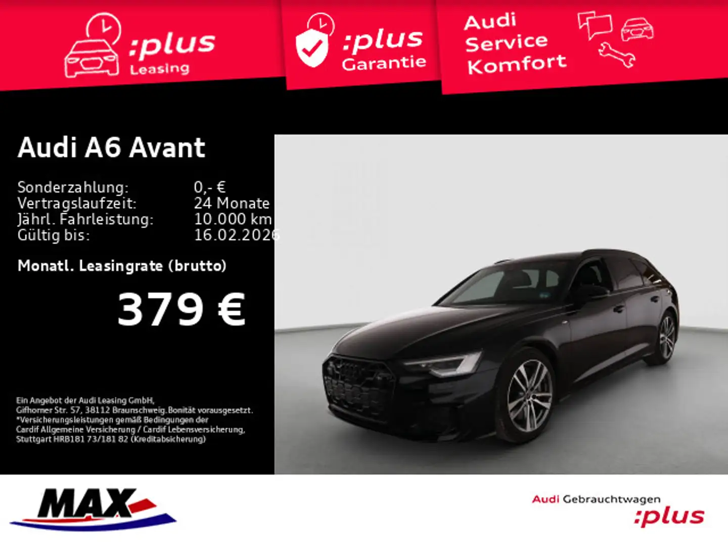 Audi A6 50 TFSI e QUATT S LINE MATRIX+OPTIK+HUD Schwarz - 1