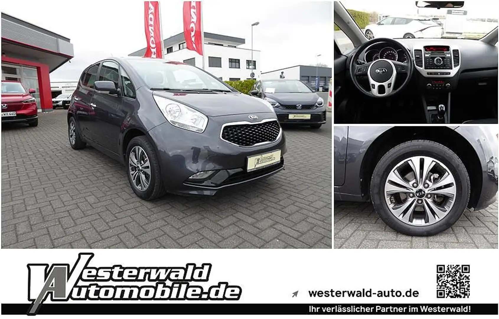 Kia Venga 1.4 CVVT Dream Team Edition / 1. Hand Gris - 1