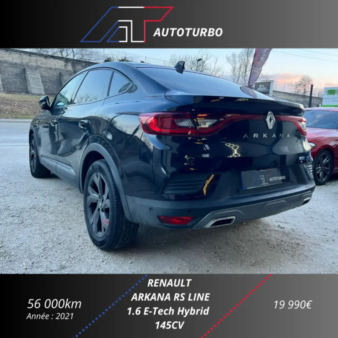 Renault Arkana 1.6 E-TECH 145CH RS LINE Schwarz - 2