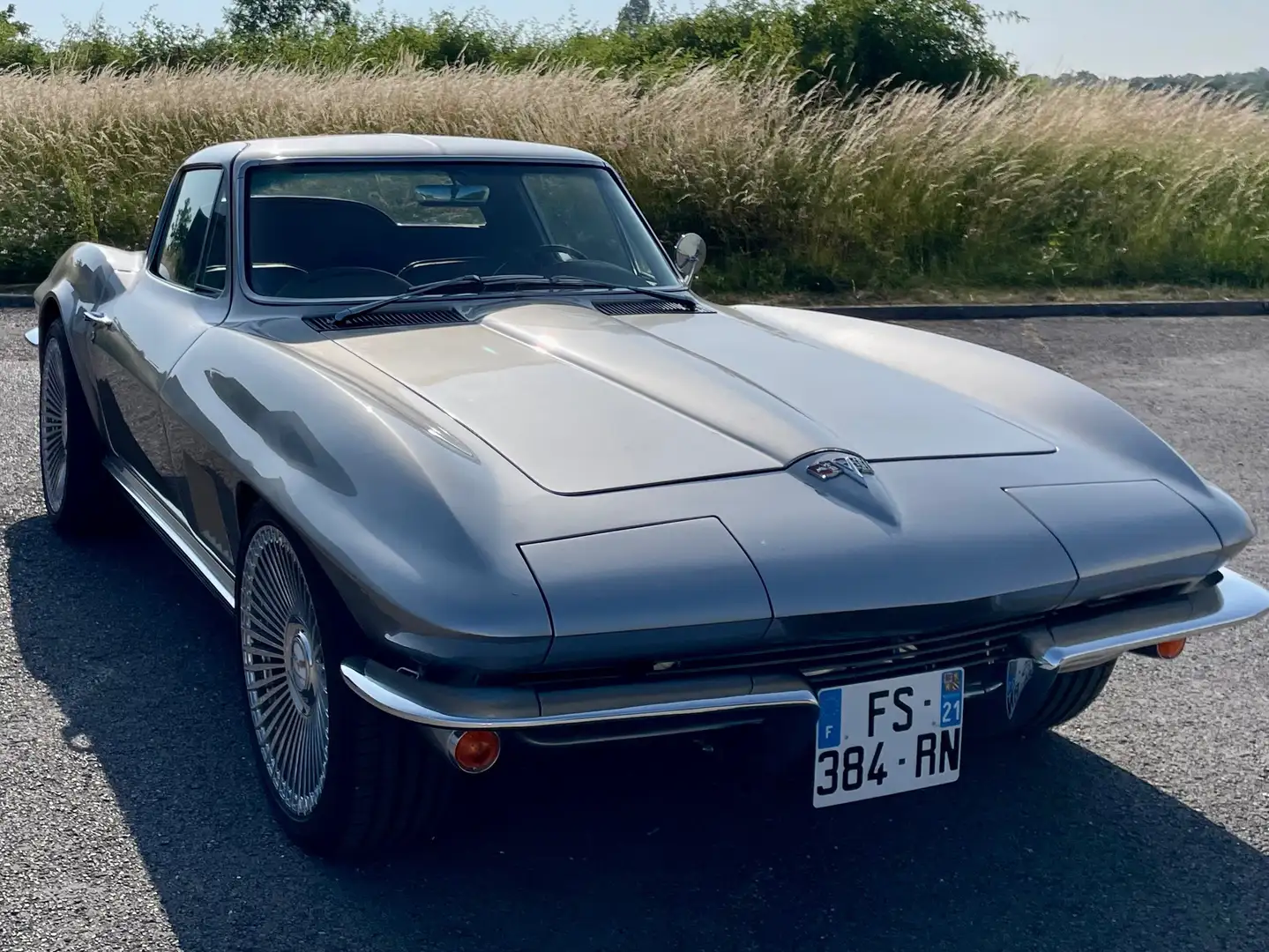 Chevrolet Corvette C2 Argent - 1