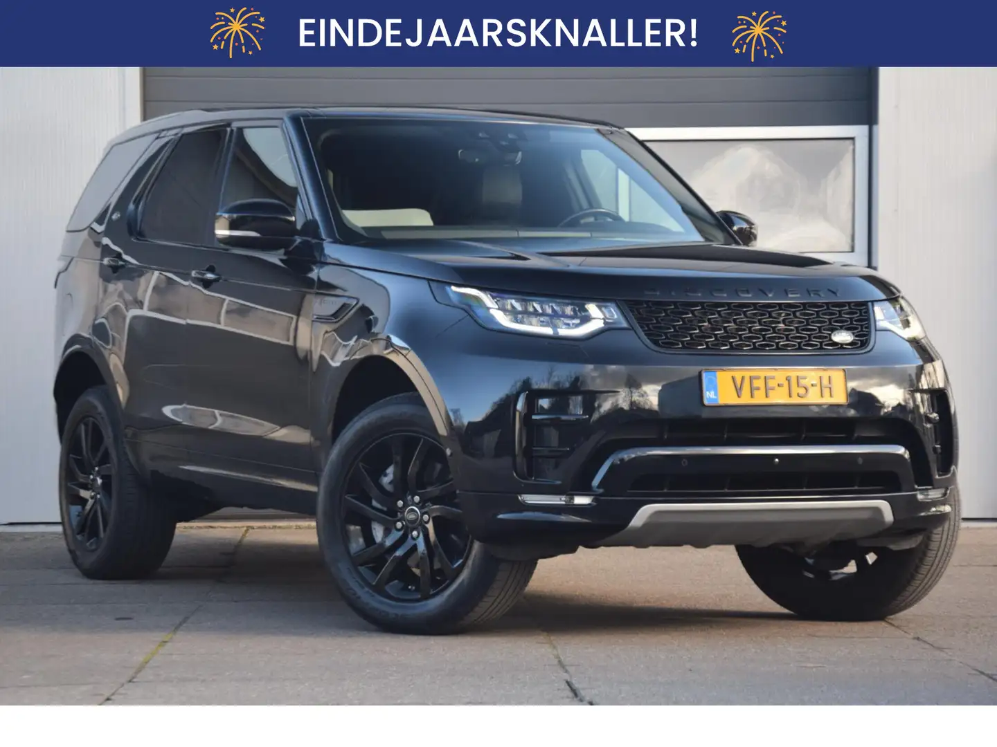 Land Rover Discovery 3.0 Sd6 HSE Luxury TREHAAK/OPENDAK/LEER grijskente Zwart - 1
