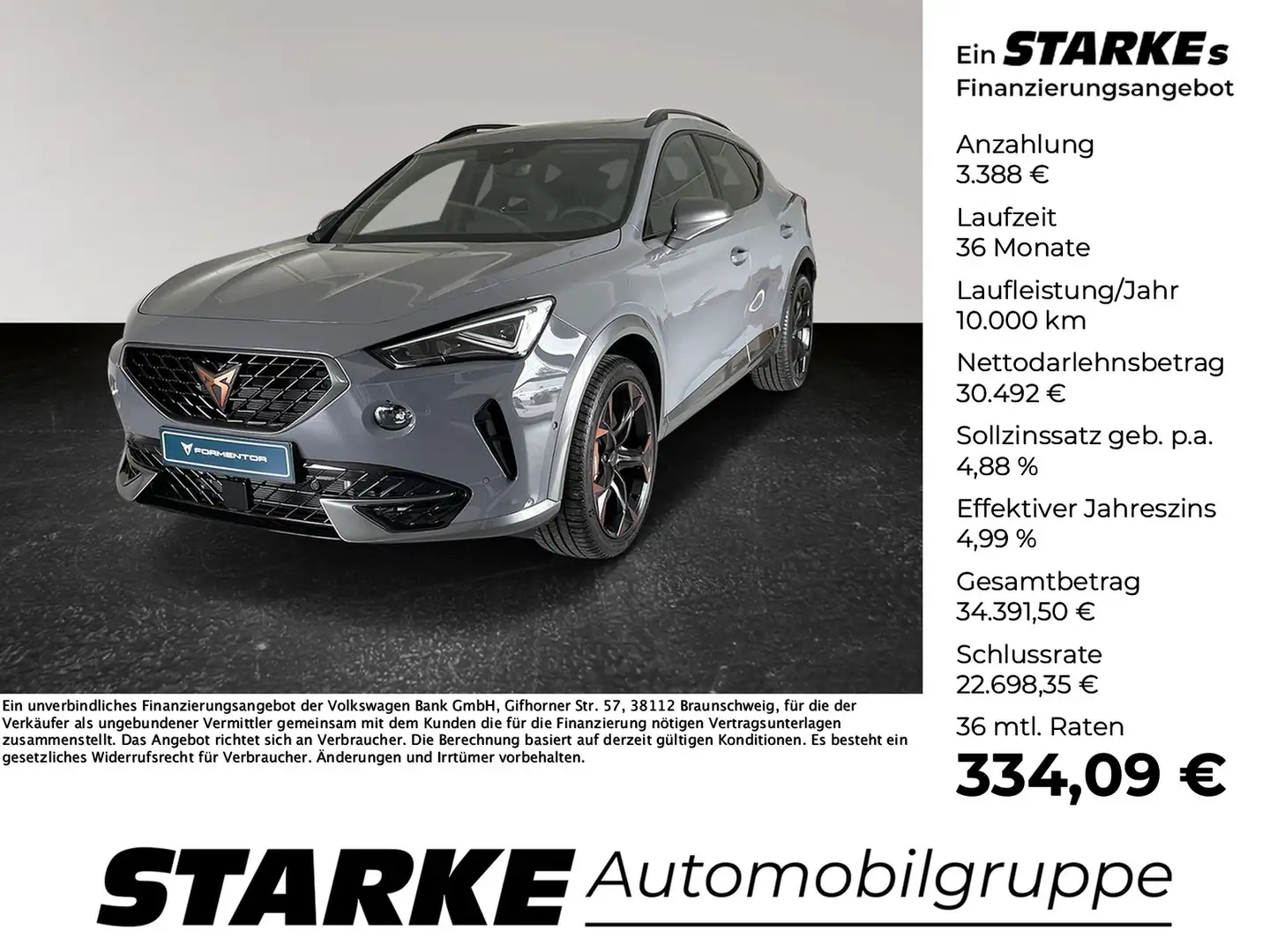 CUPRA Formentor VZ 2.0 TSI DSG VZ Grau - 1