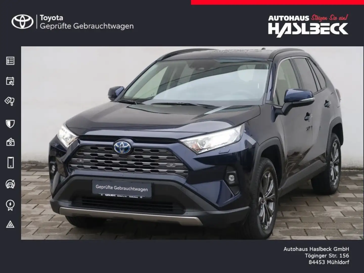Toyota RAV 4 2.5 4x2 Hybrid Team Deutschland Blau - 1