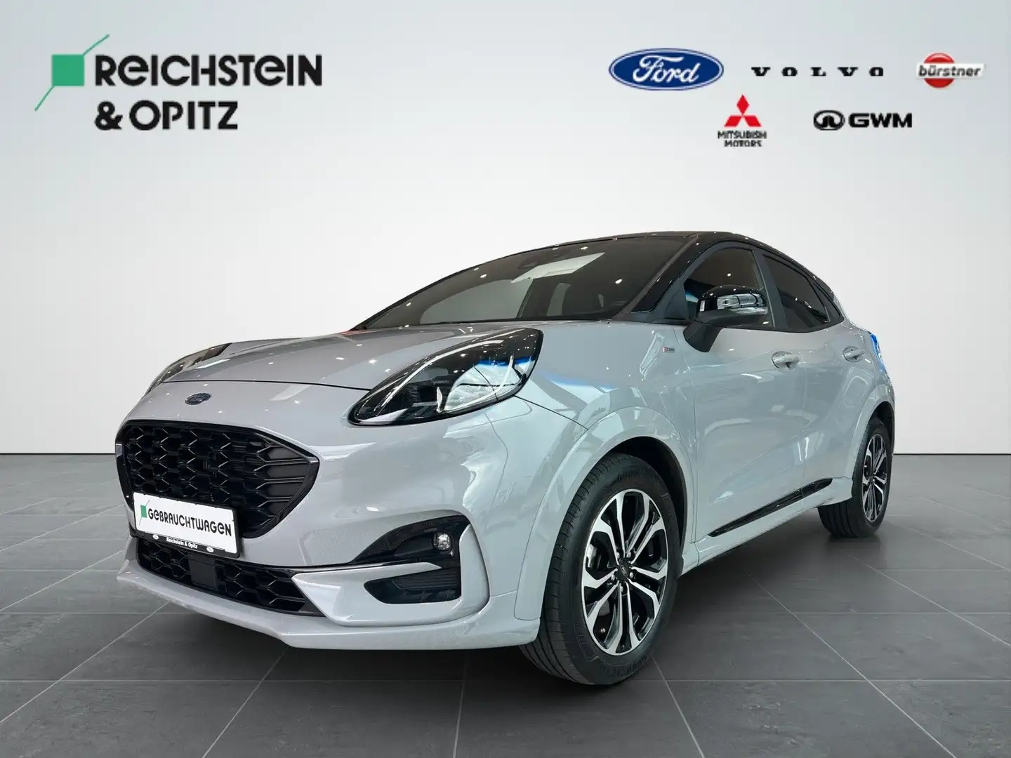 Ford Puma 1,0 EcoBoost Mild-Hybrid 92kW ST-Line Grau - 1