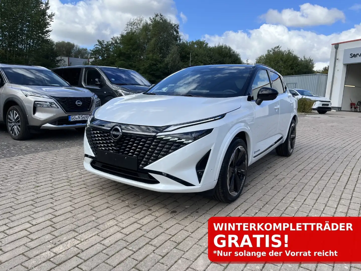 Nissan Qashqai 1.5 VC-T N-Design e-Power 360 FLA HUD Blanc - 1