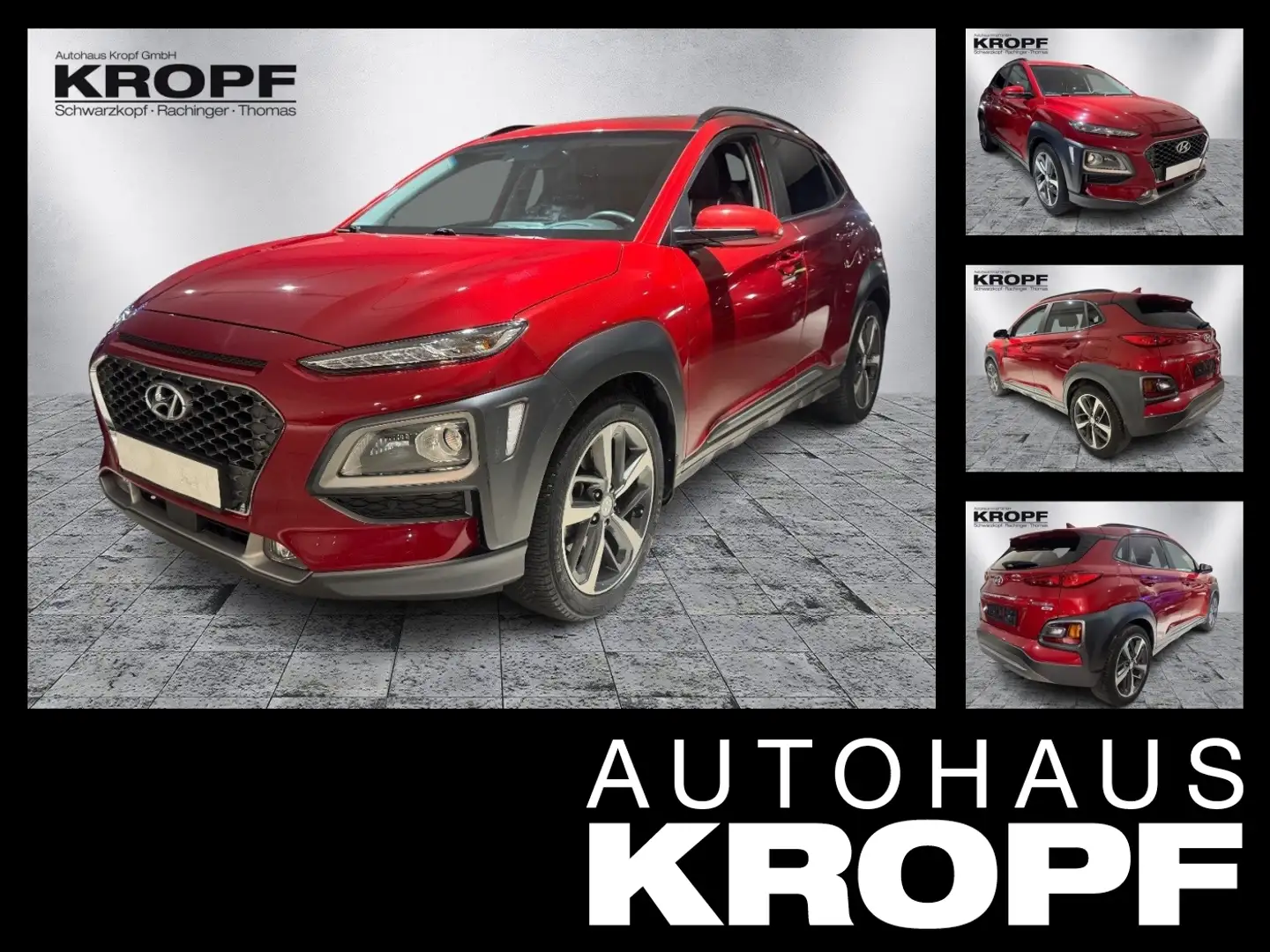 Hyundai KONA 1.6 T-GDI Premium LED+Navi+SHZ Rot - 1