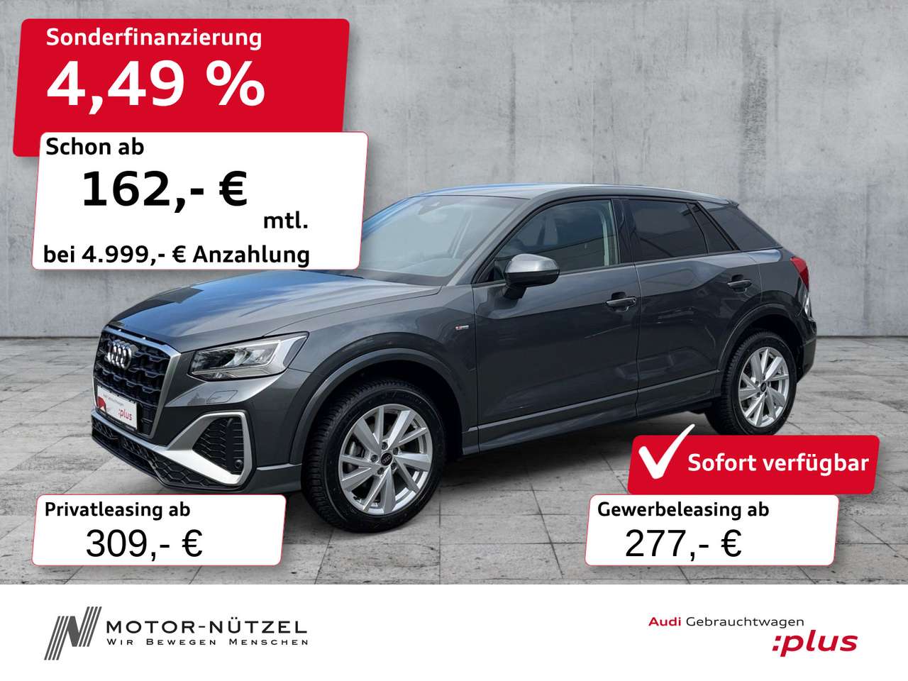 Audi Q2 — Audi Q2 30 TDI S-LINE LED+RDK+GRA+SHZ+LM