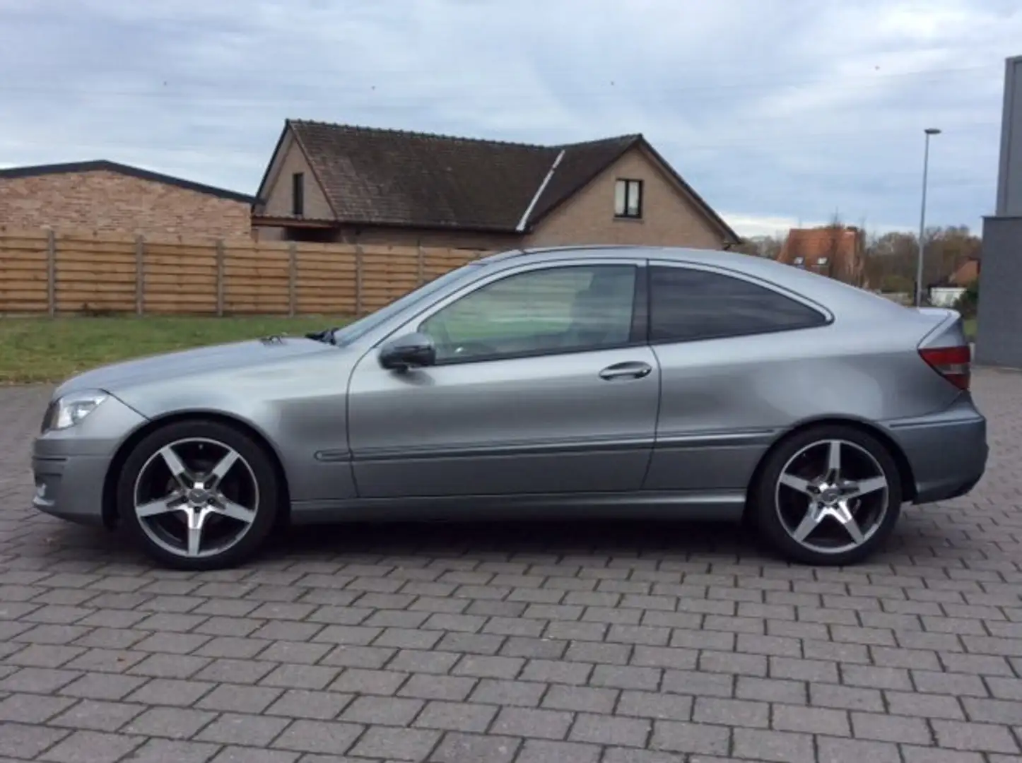Mercedes-Benz C 160 coupé*panoramisch schuifdak*camera Zilver - 2