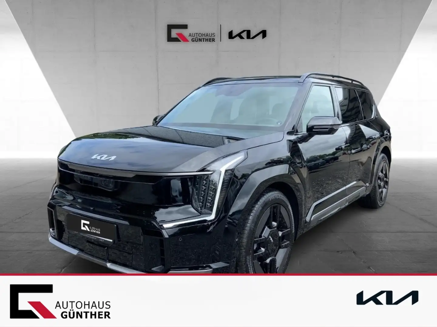 Kia EV9 GT-Line AWD 99,8 kWh Glasdach 7-Sitzer AHK Schwarz - 1