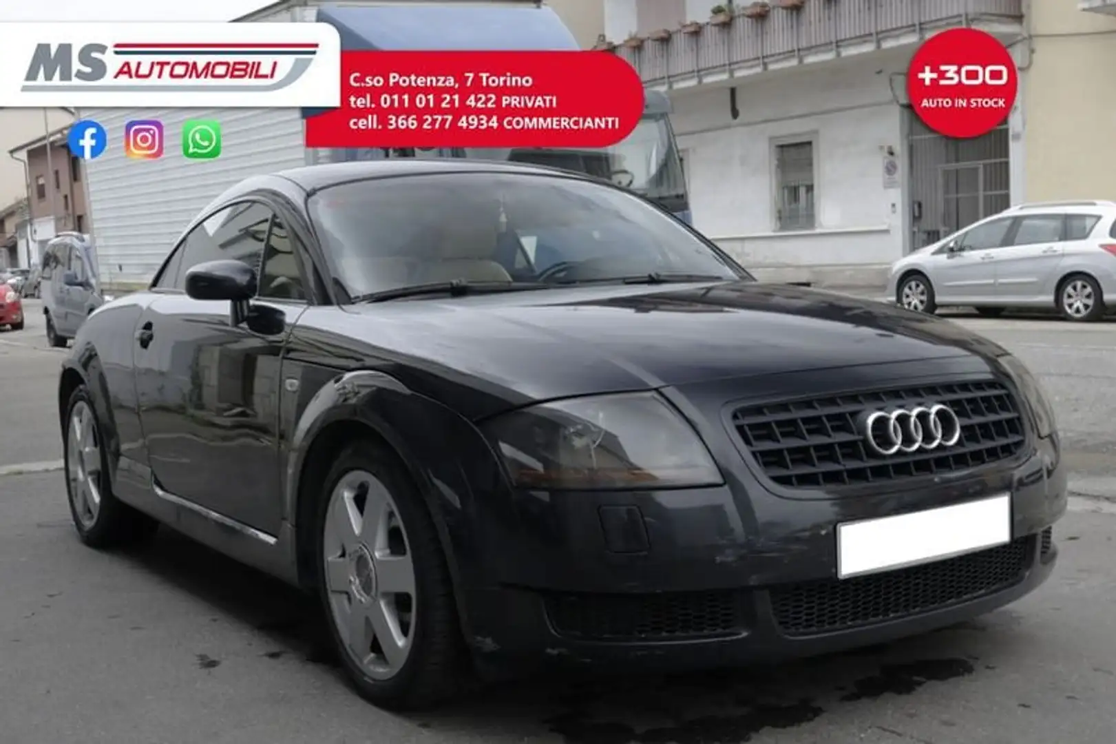 Audi TT Coupé 1.8 T 20V/179 CV Automatico Unicoproprietar Nero - 1