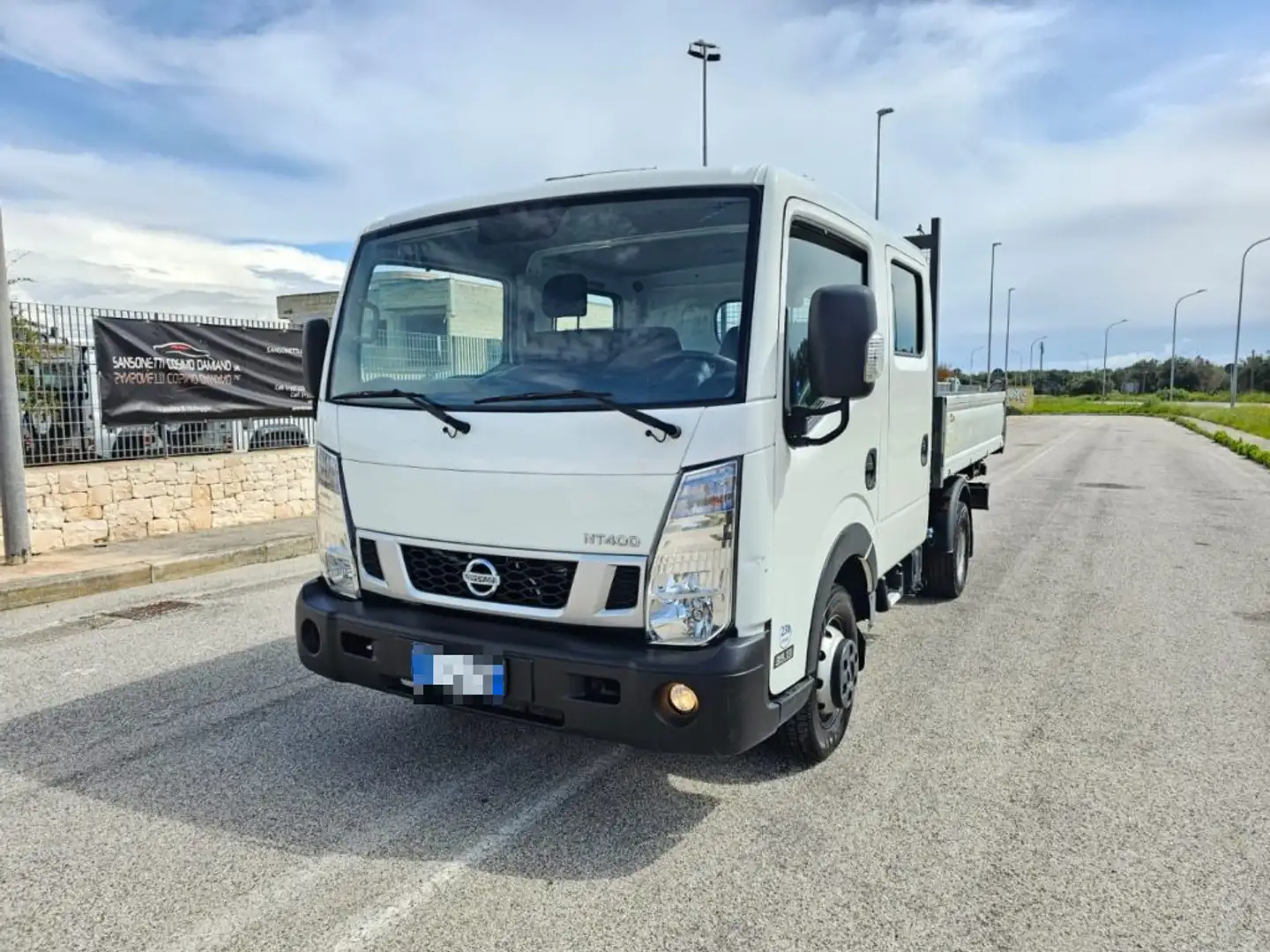 Nissan Cabstar NT400 35 130CV RG DOPPIA CABINA CASSONE RIBALTABIL Bianco - 2