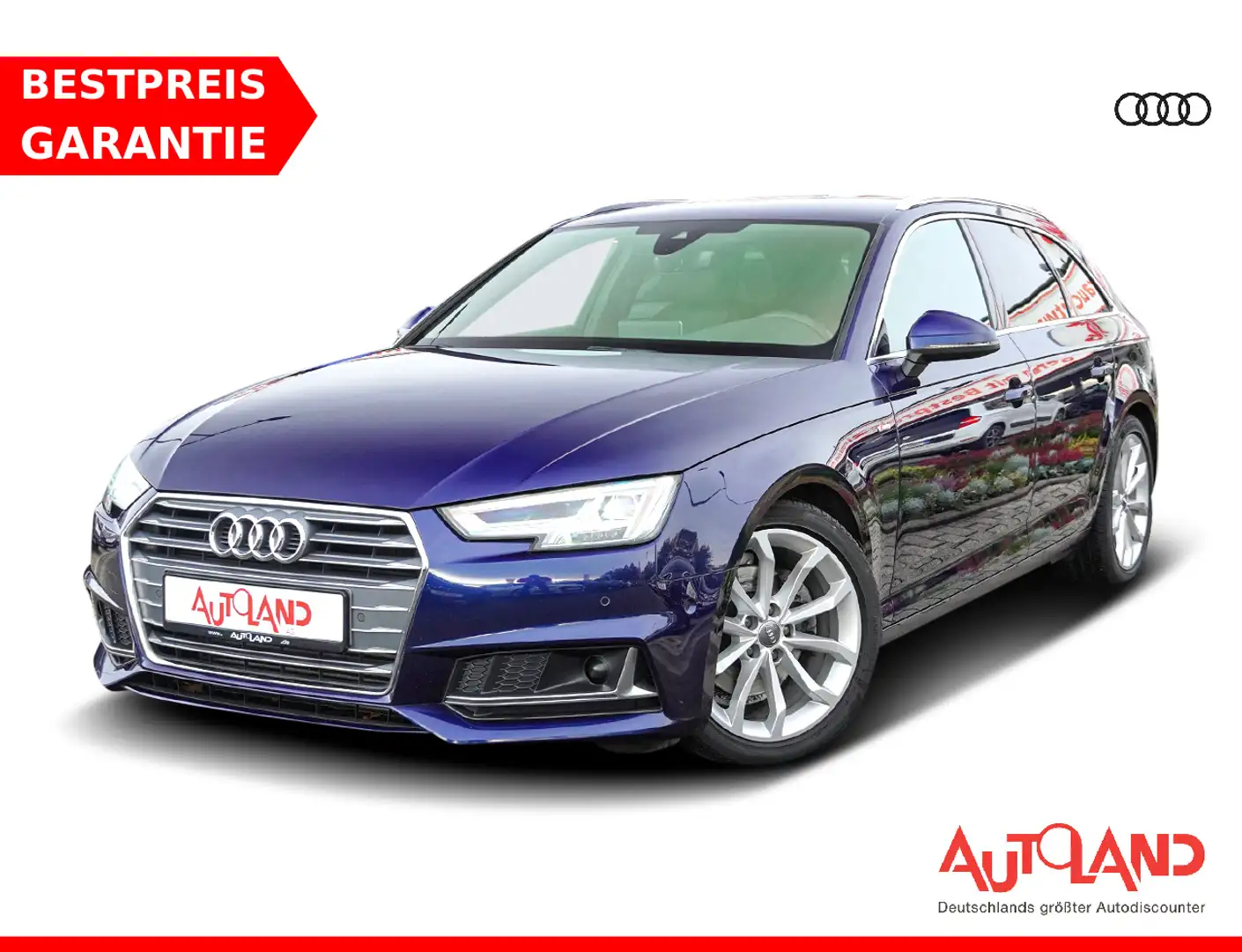 Audi A4 Avant 35 TFSI sport LED Navi Standheizung DAB Blau - 1