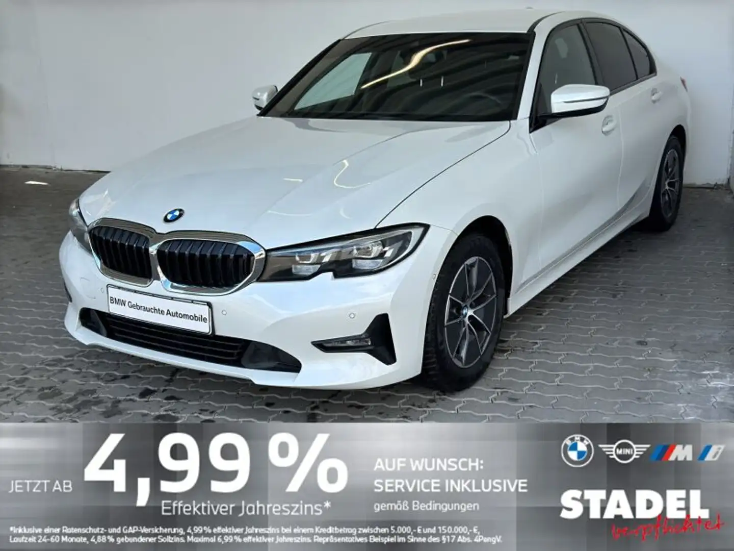 BMW 318 dA Lim. Navi.LED.DriveAs.WLAN.RüKam.Ambiente Wit - 2