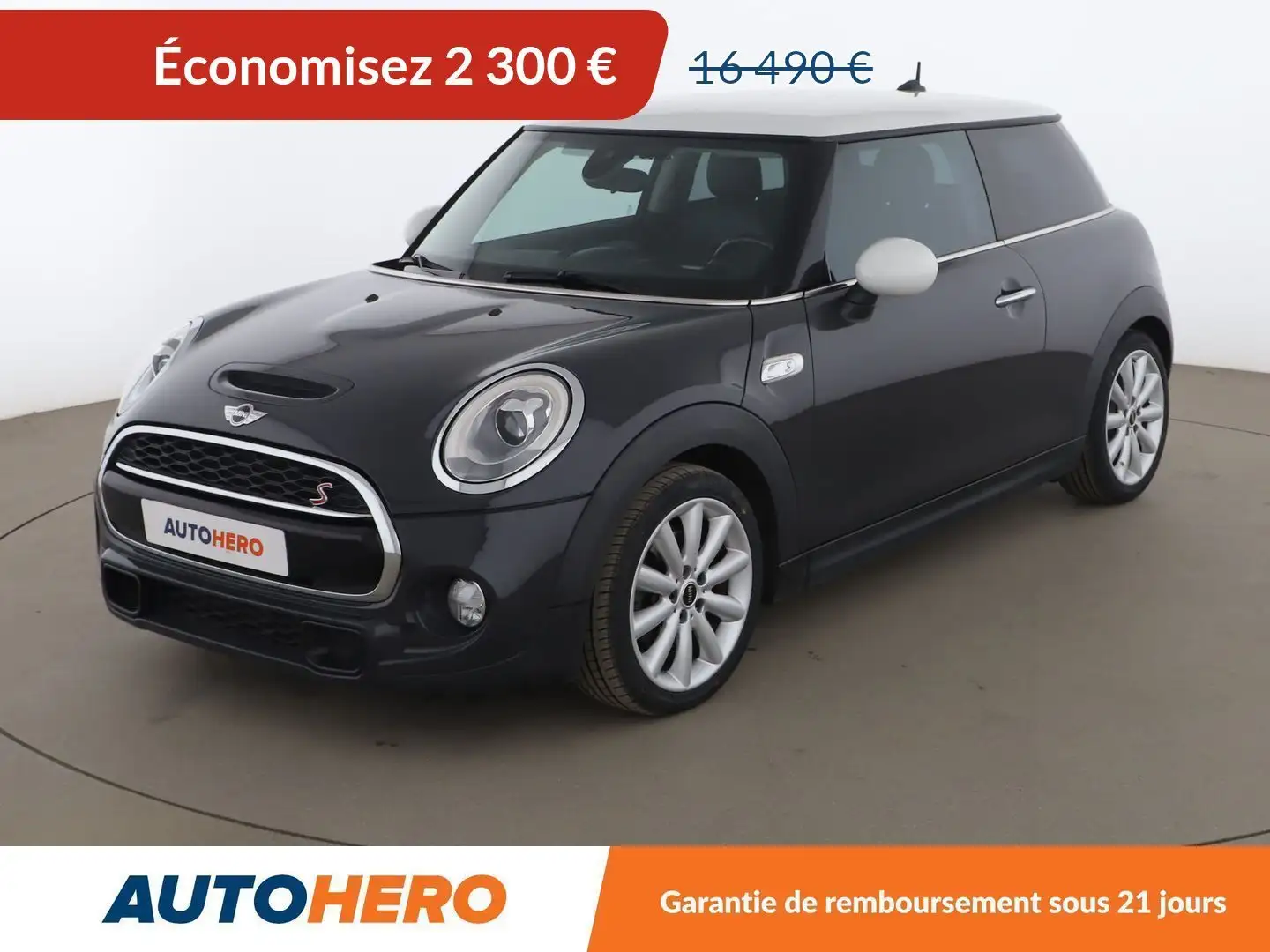 MINI Cooper S Cooper S Finition Chili BVA6 Gris - 1
