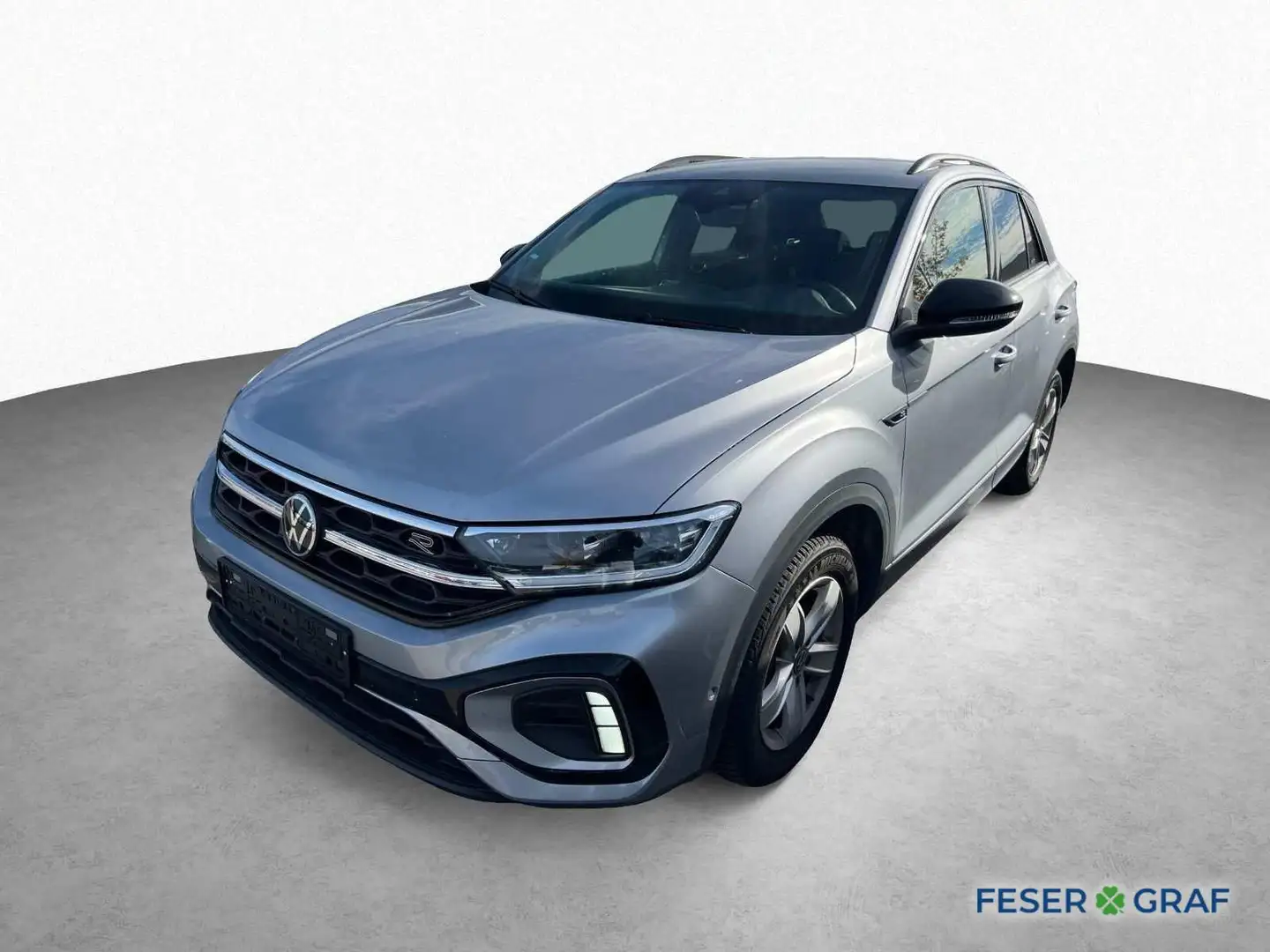 Volkswagen T-Roc R-Line 1.5 TSI DSG BLACK STYLE*IQ.DRIVE Silber - 2