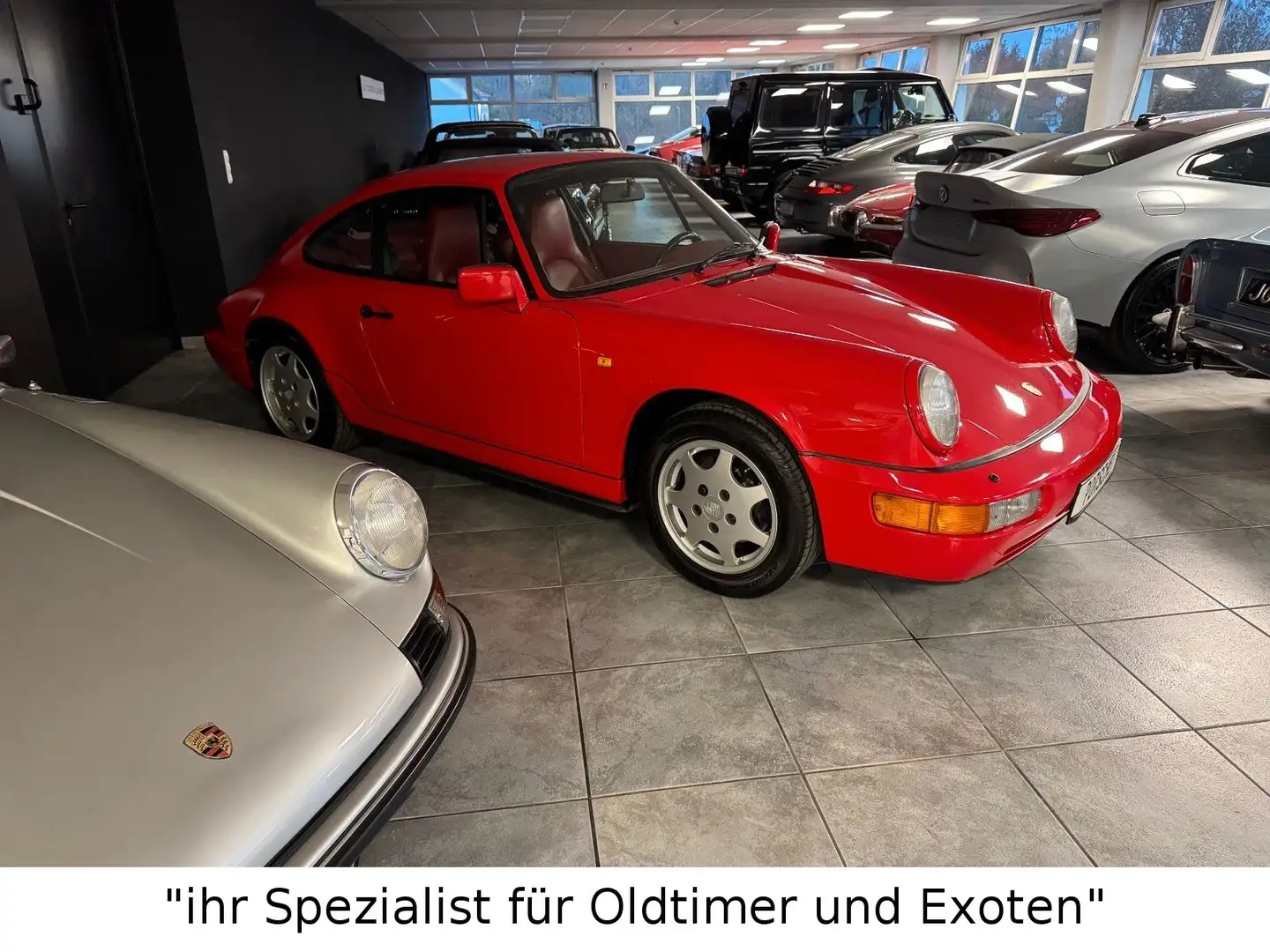 Porsche 964 Carrera 2 Münchner Auslieferung wie neu !! Червоний - 1