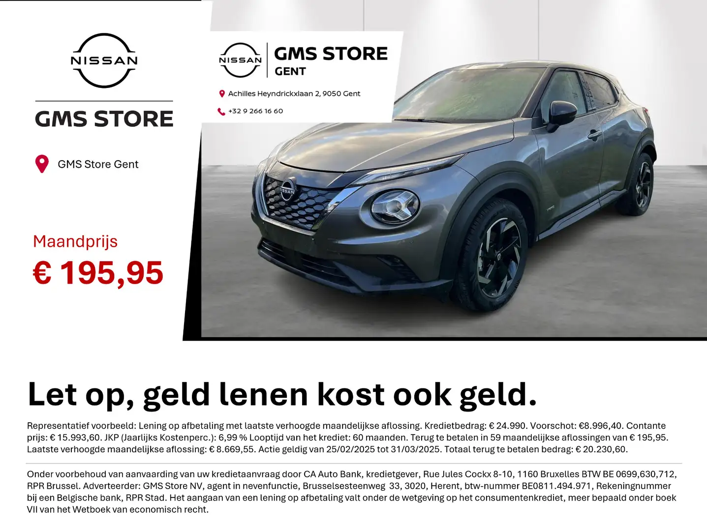 Nissan Juke HEV 1.6 N-Connecta // GMS STORE NISSAN GENT Grijs - 1