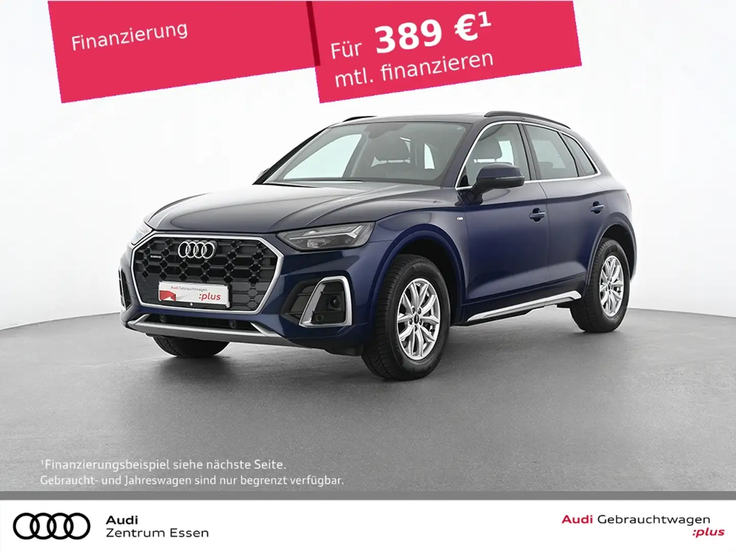 Audi Q5 40 TDI quattro S-LINE S-TRONIC LED PANO NAV PLUS Blau - 1