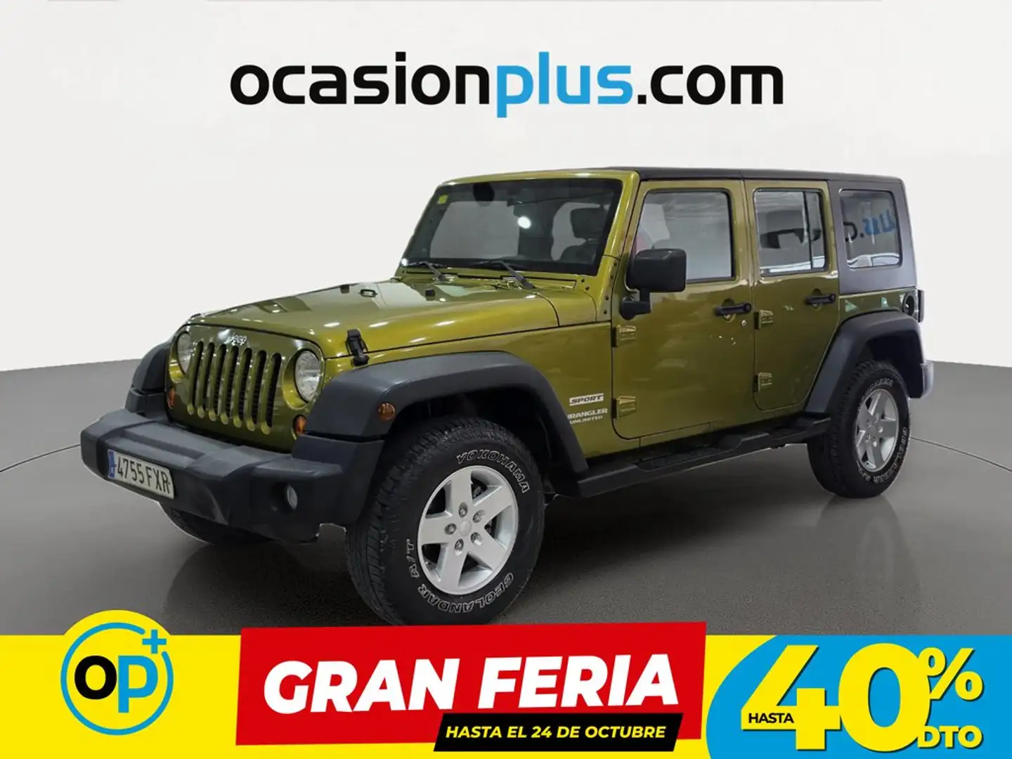 Jeep Wrangler 2.8CRD Sport+ Verde - 1