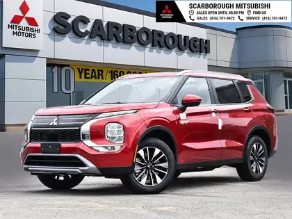 Red 2026 Mitsubishi Outlander Hybrid Plug-in SUV / Crossover  1-Speed Automatic