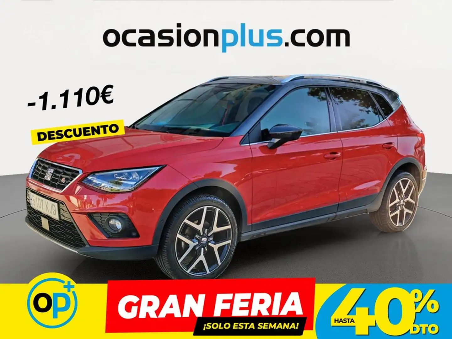 SEAT Arona 1.5 TSI Ecomotive S&S FR 150 Rojo - 1
