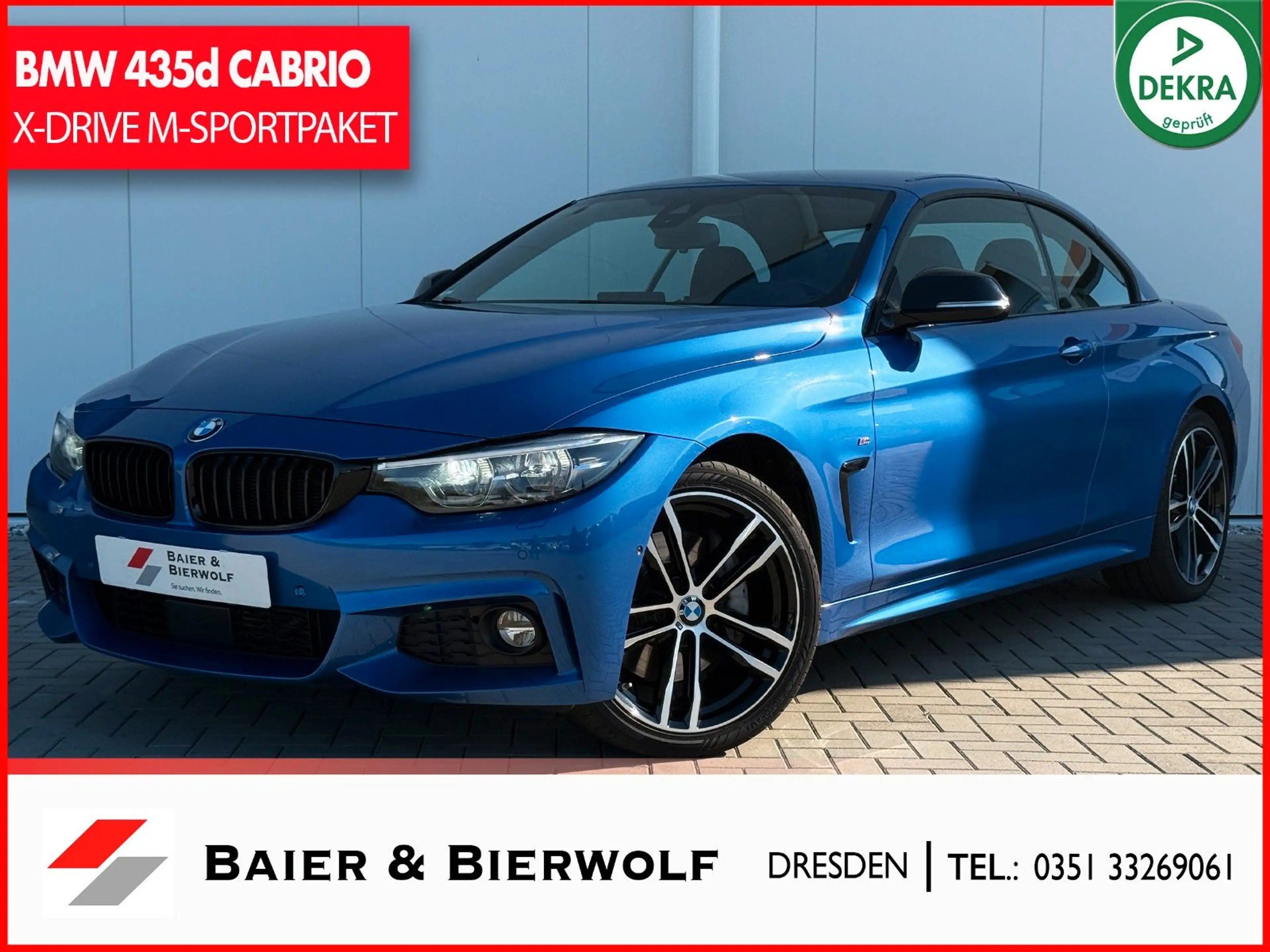 BMW 435 d Cabrio xDrive M Sport LED H&K HUD