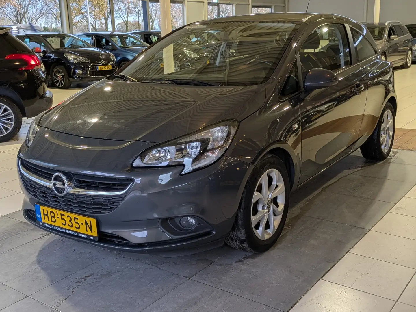 Opel Corsa 1.4 Edition NAP, Airco, Cruise control, Stuurbekra Grijs - 2