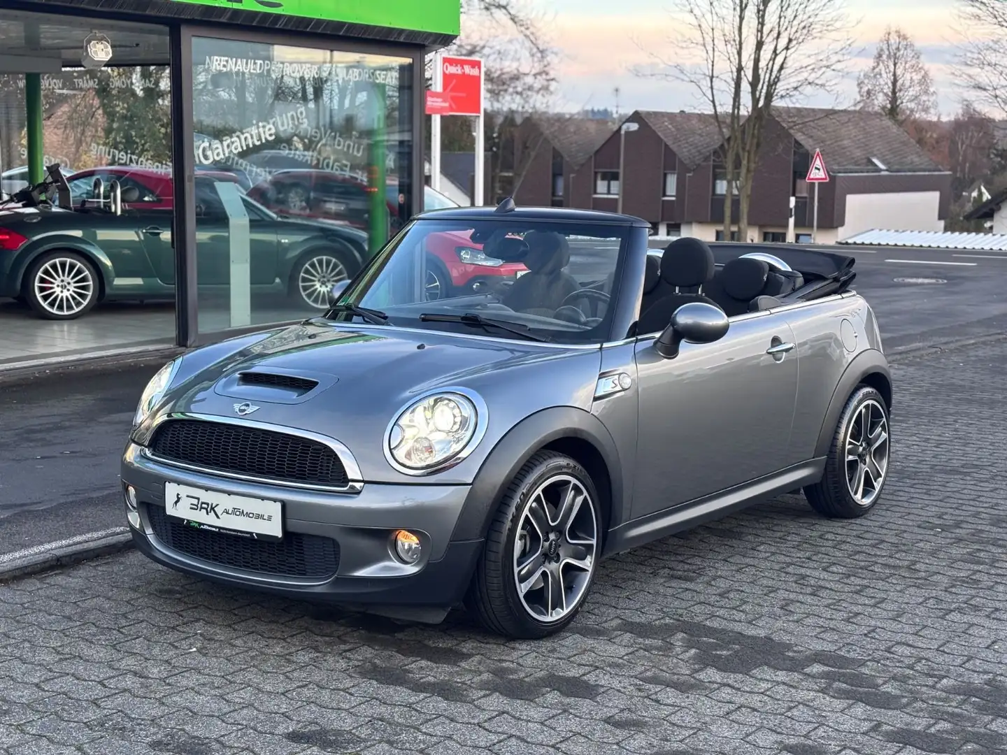 MINI Cooper S Cabrio **1-HAND*SH-LÜCKENLOS*XENON*SHZ* Gris - 1