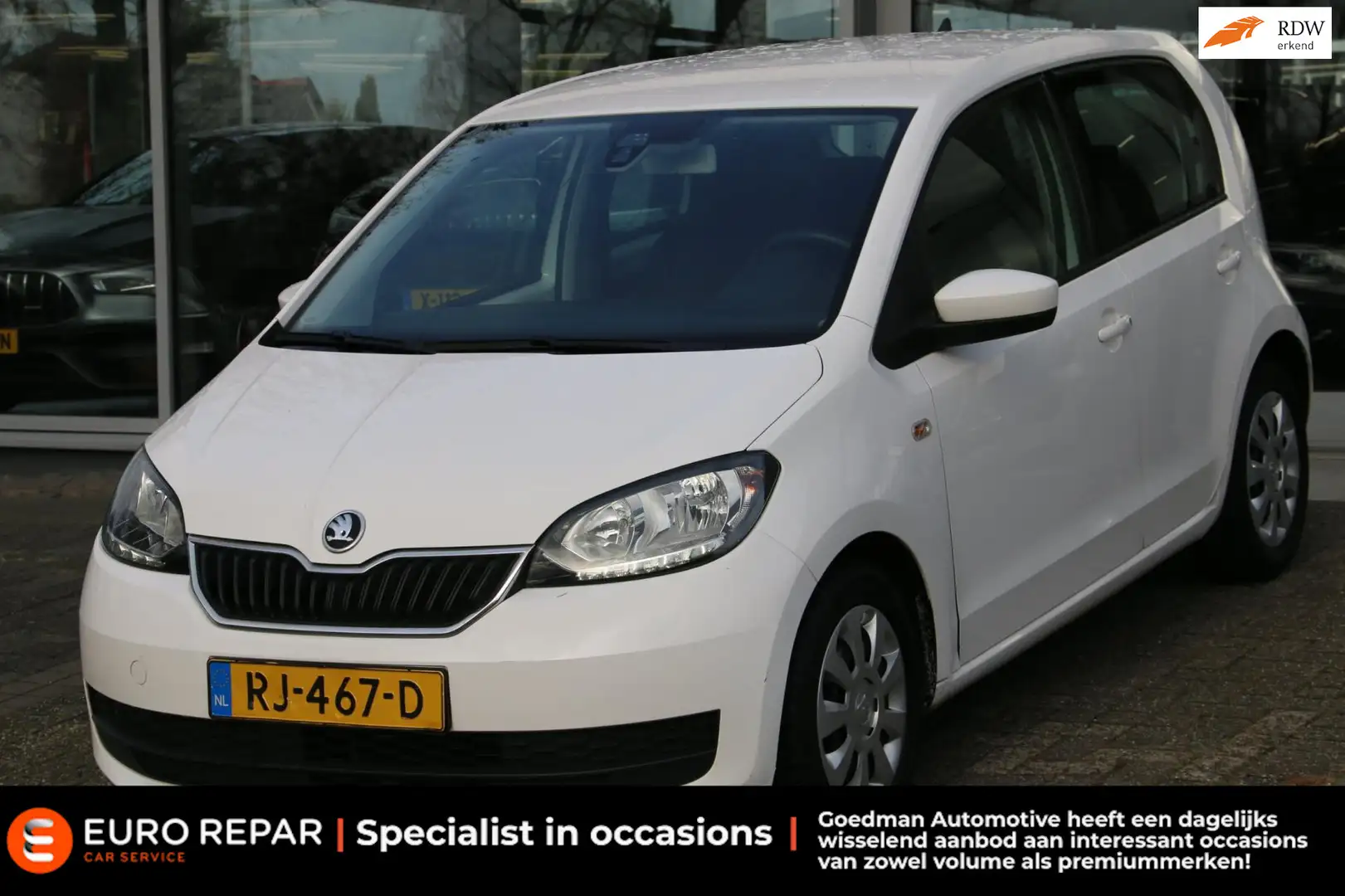 Skoda Citigo 1.0 Greentech Ambition AIRCO NL-AUTO NAP! Weiß - 1