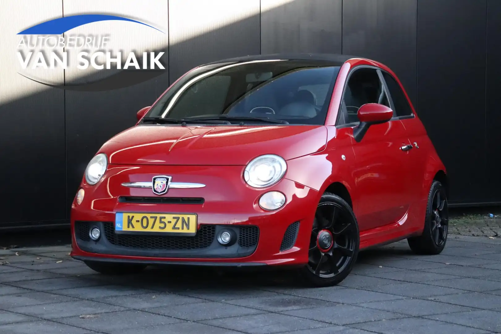 Fiat 500 Abarth 1.4-16V | 135 PK | OPEN DAK | LEDER | STOELVERW Rood - 1