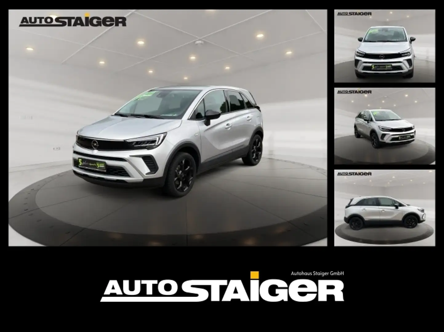Opel Crossland 1.2 Turbo Elegance Matrix+LED+Navi+SHZ Grau - 1