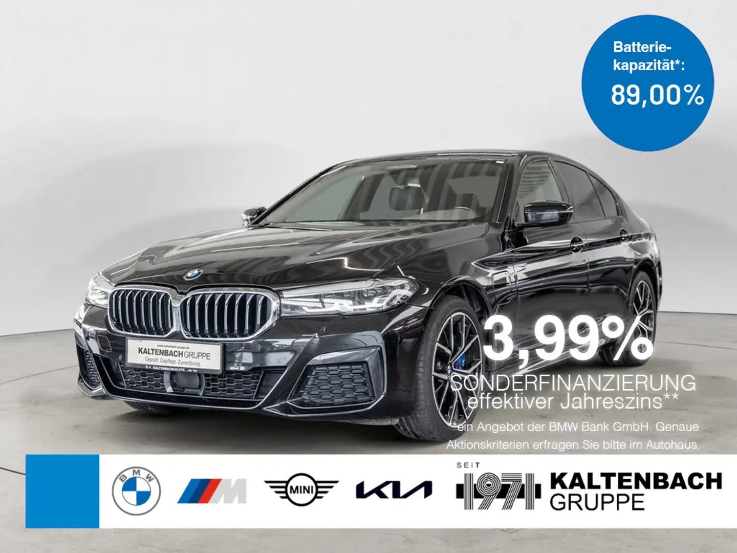 BMW 545 e xDrive M-Sport LED ACC NAVI KAMERA SHZ Zwart - 1
