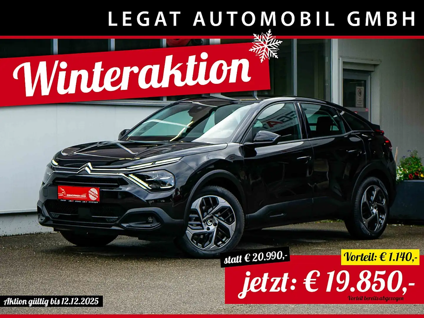 Citroen C4 PureTech 130 S&S EAT8 Aut. Plus *CARPLAY*KAMERA* Schwarz - 1