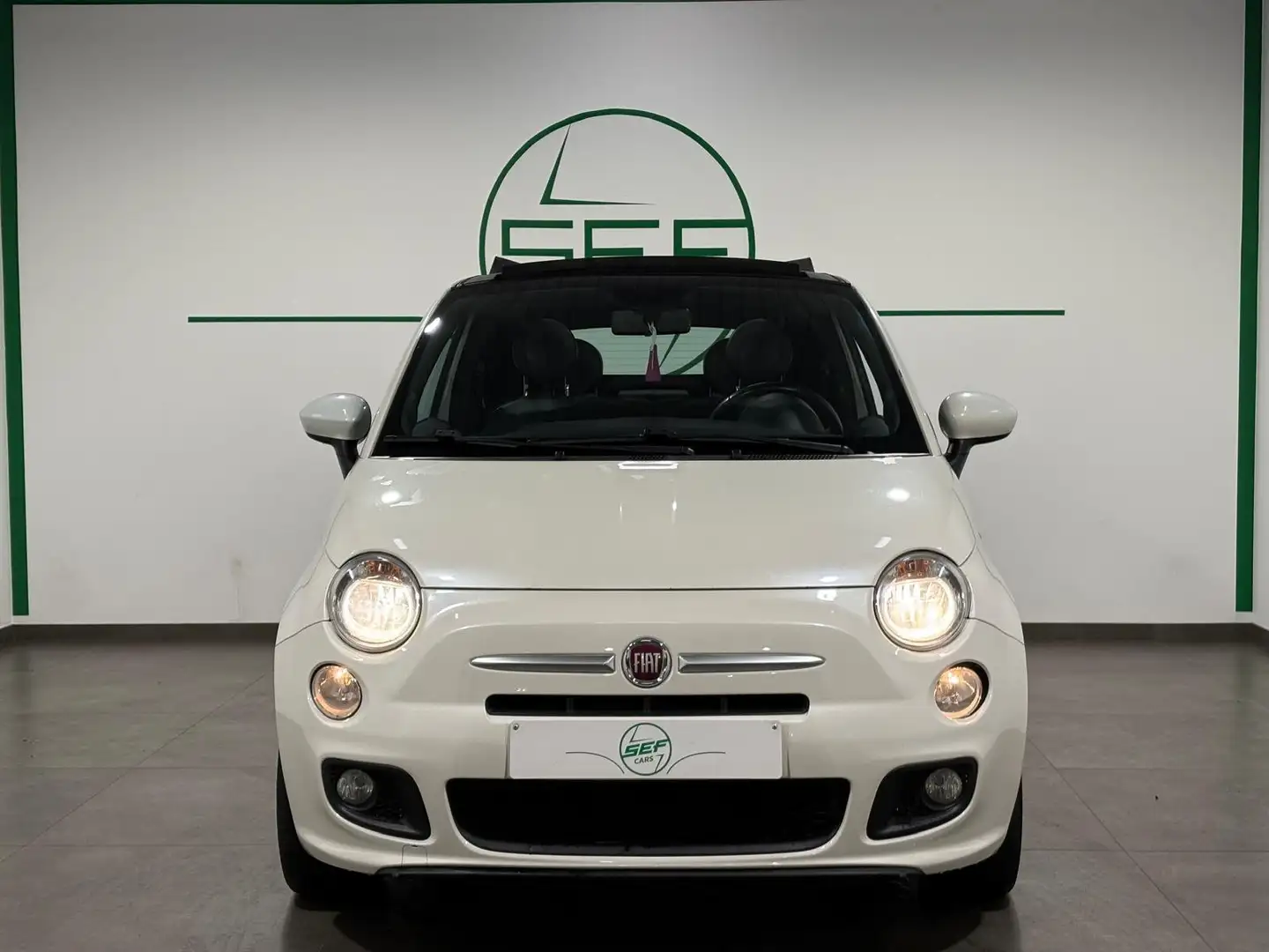 Fiat 500C ** 1.2i ** Lounge ** A/C ** Garantie 12 mois ** Blanc - 2
