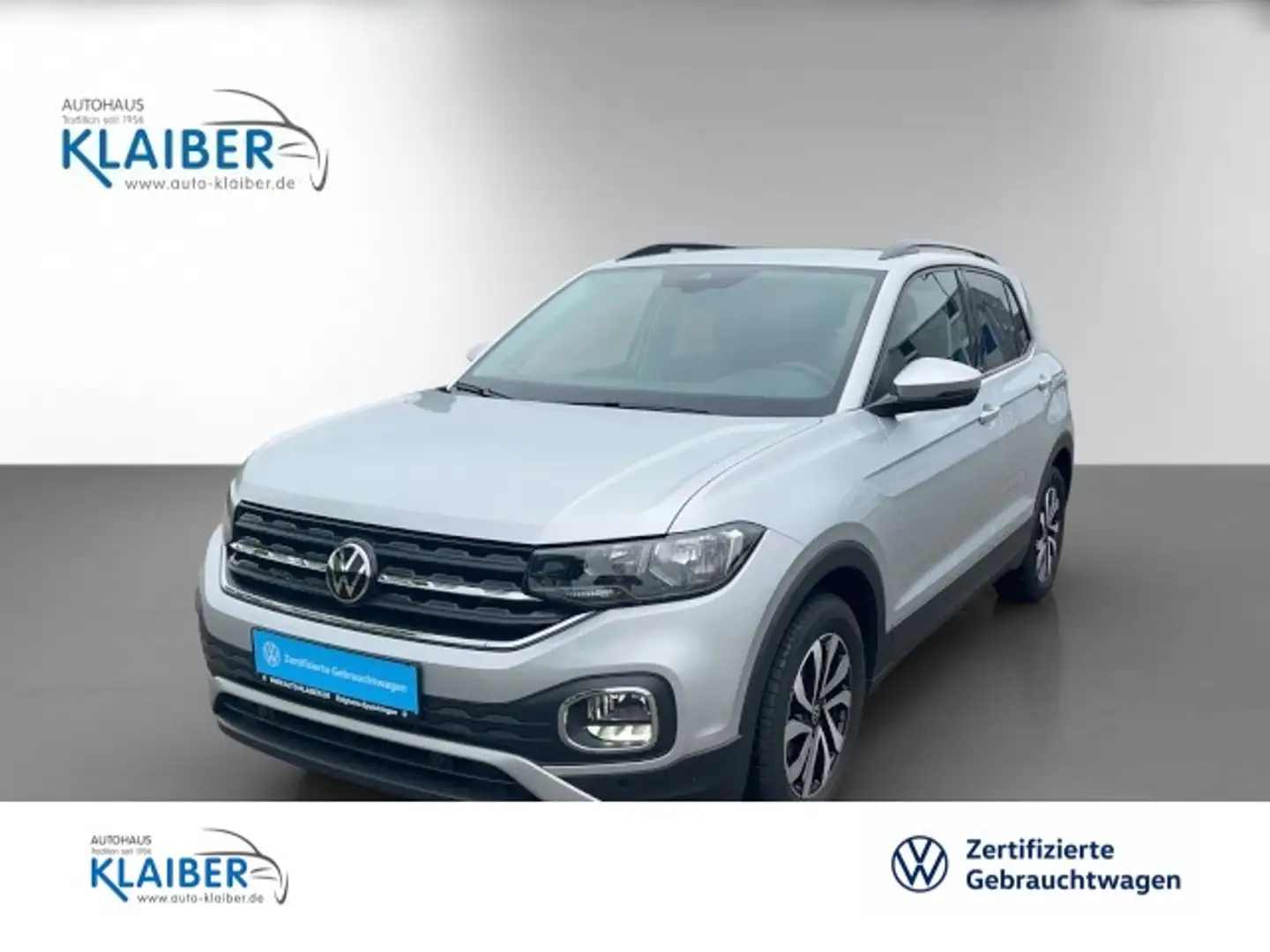 Volkswagen T-Cross Active 1.0 TSI NAV+ACC+CLIMA+5J-GARANTIE Klima Ezüst - 1